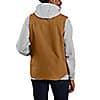 Additional thumbnail 2 of LOOSE FIT WASHED DUCK SHERPA-LINED MOCK-NECK VEST