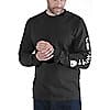 Thumbnail of RELAXED FIT HEAVYWEIGHT LONG-SLEEVE LOGO SLEEVE GRAPHIC T-SHIRT