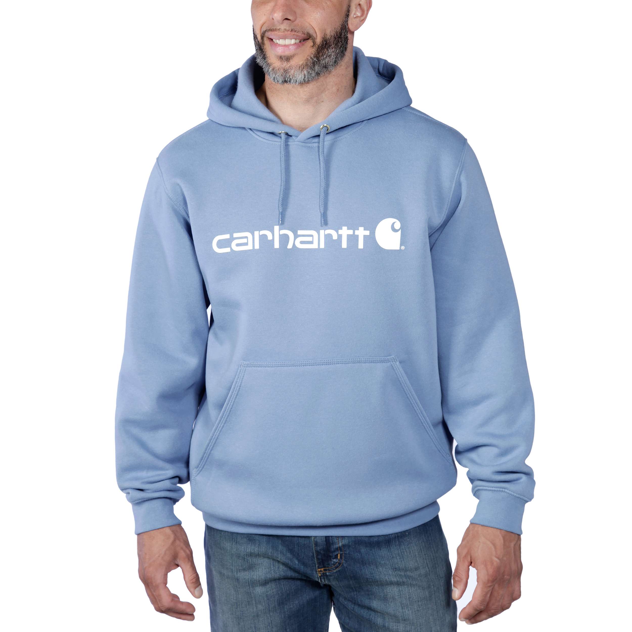 Carhartt men's midweight best sale logo graphic hooded sweatshir