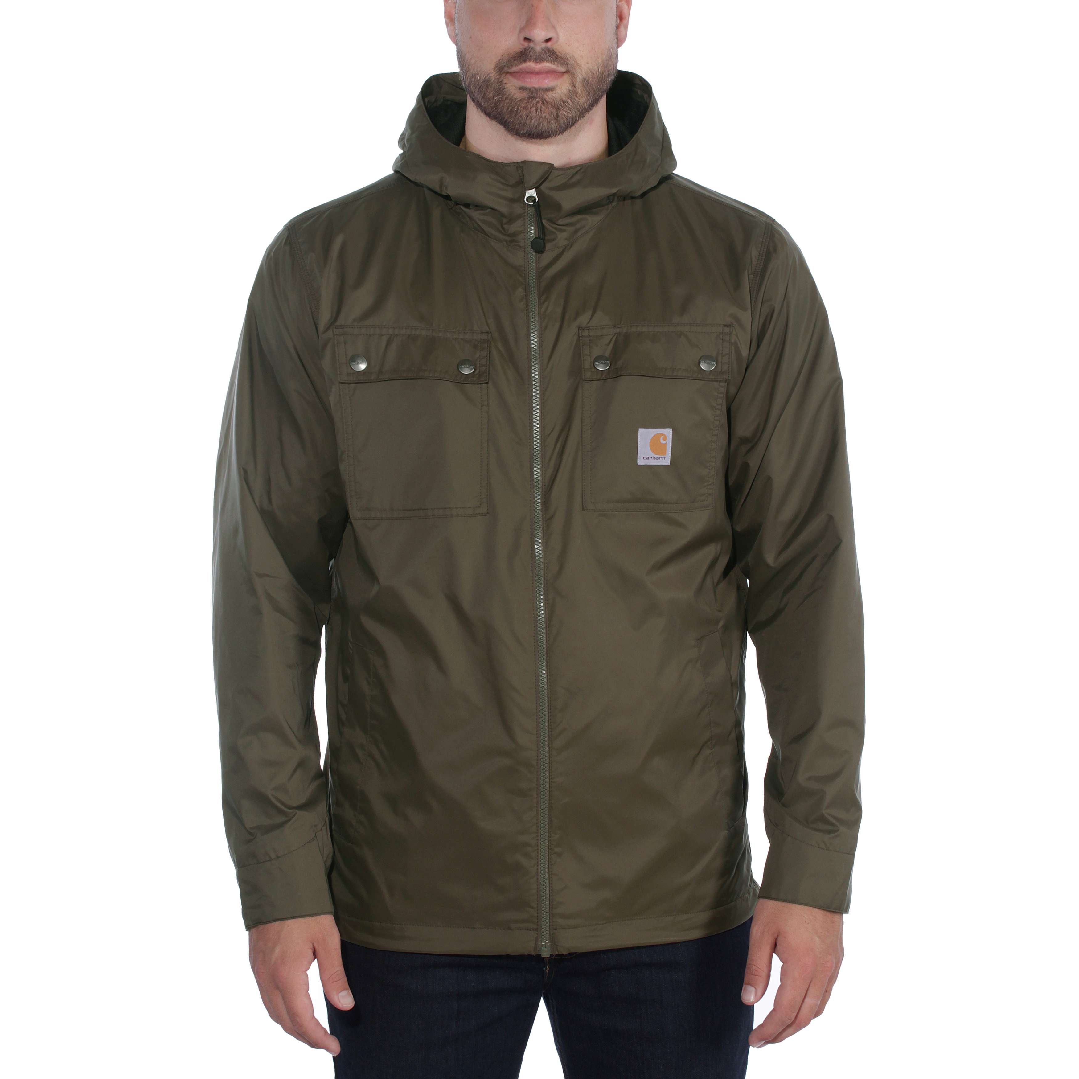 carhartt fishing rain jacket