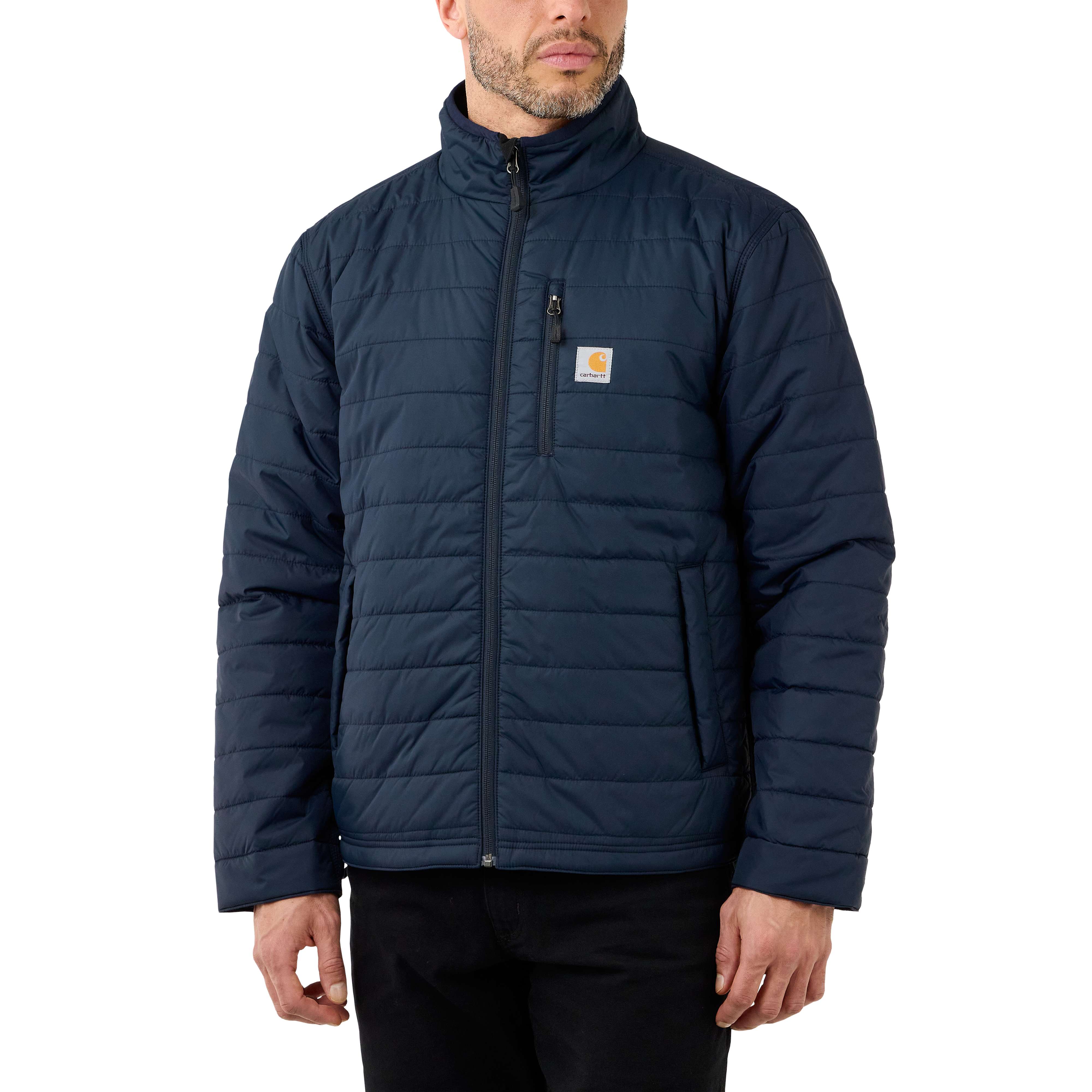 Unlock Wilderness' choice in the Carhartt Vs North Face comparison, the Rain Defender Relaxed Fit Lightweight Insulated Jacket by Carhartt