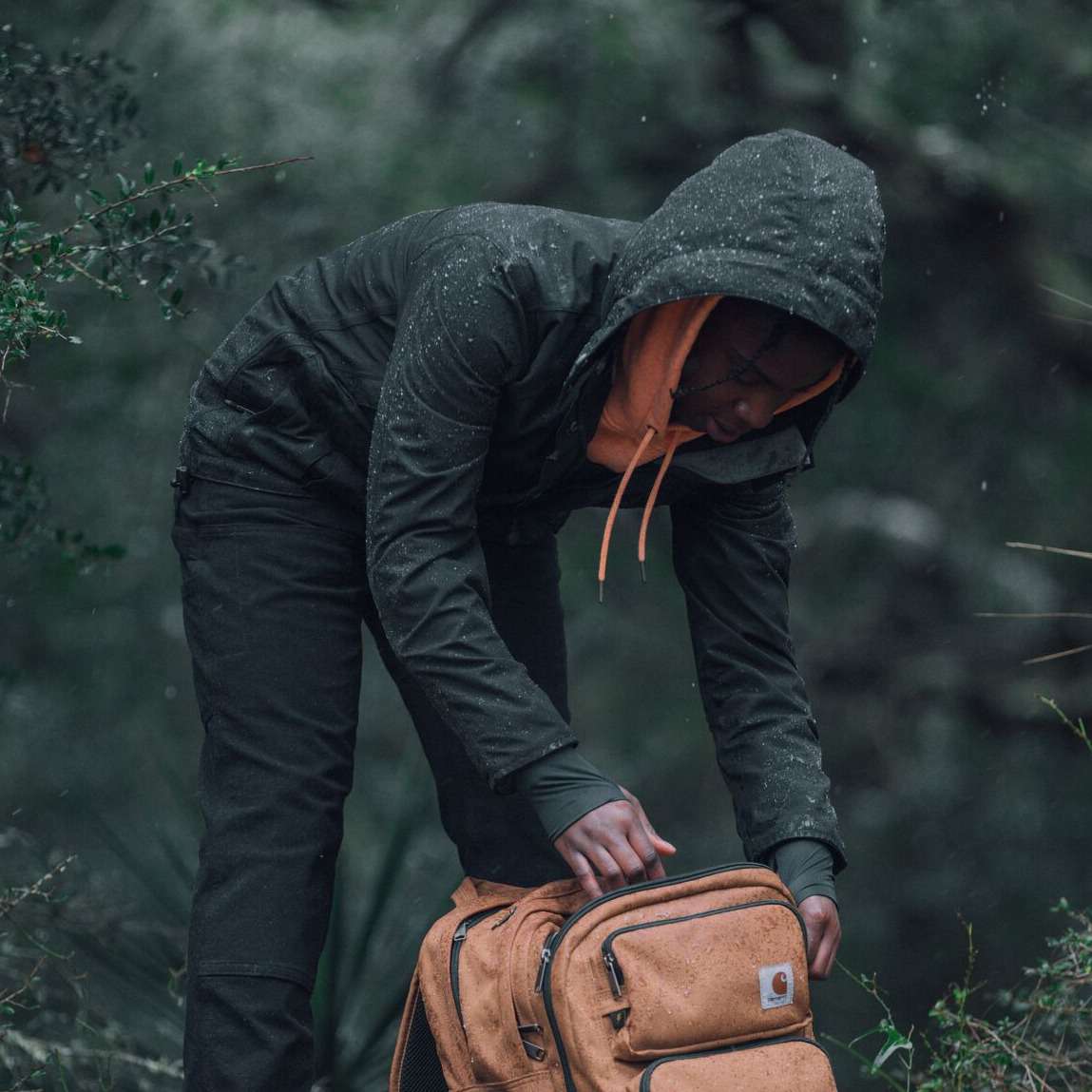 Casquette en toile avec oreillettes pour hommes, Rain Defender, Carhartt