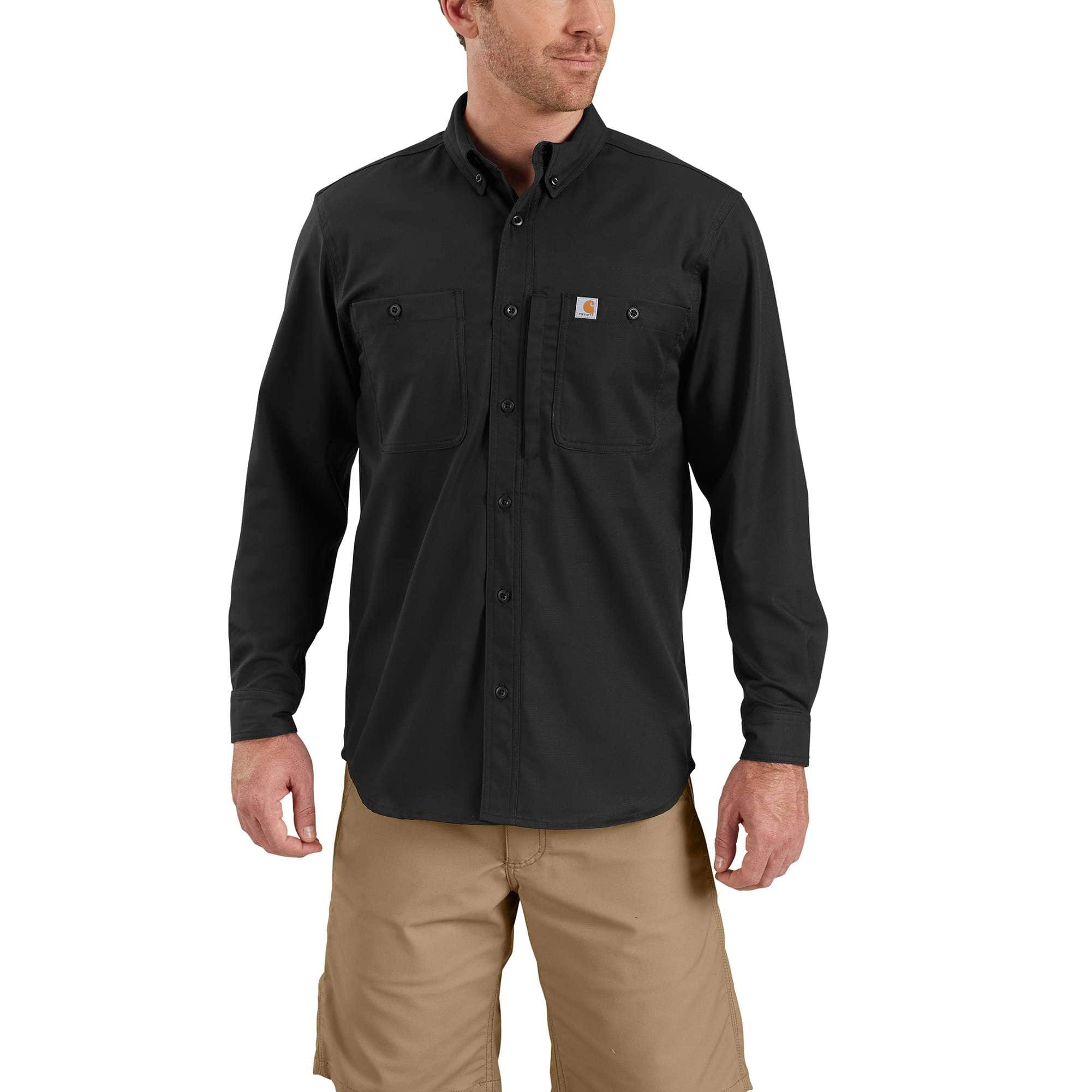 RUGGED PROFESSIONAL™ SERIES RELAXED FIT CANVAS LONG SLEEVE WORK