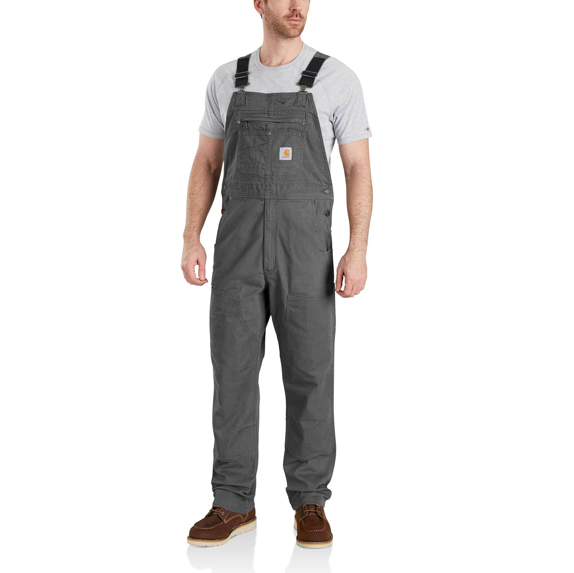 RUGGED FLEX™ RELAXED FIT CANVAS BIB OVERALL