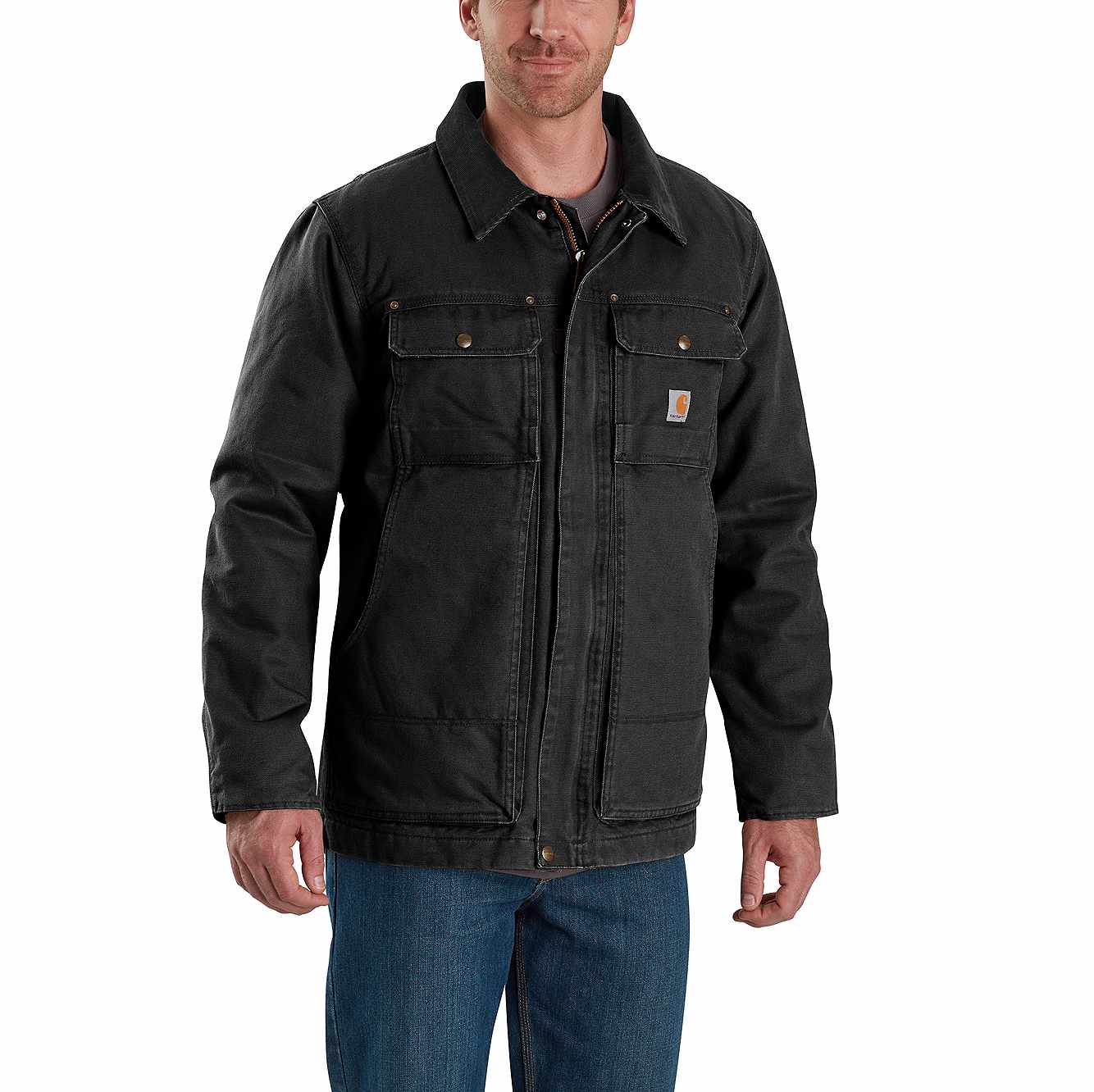 Picture of FULL SWING® RELAXED FIT WASHED DUCK INSULATED TRADITIONAL COAT