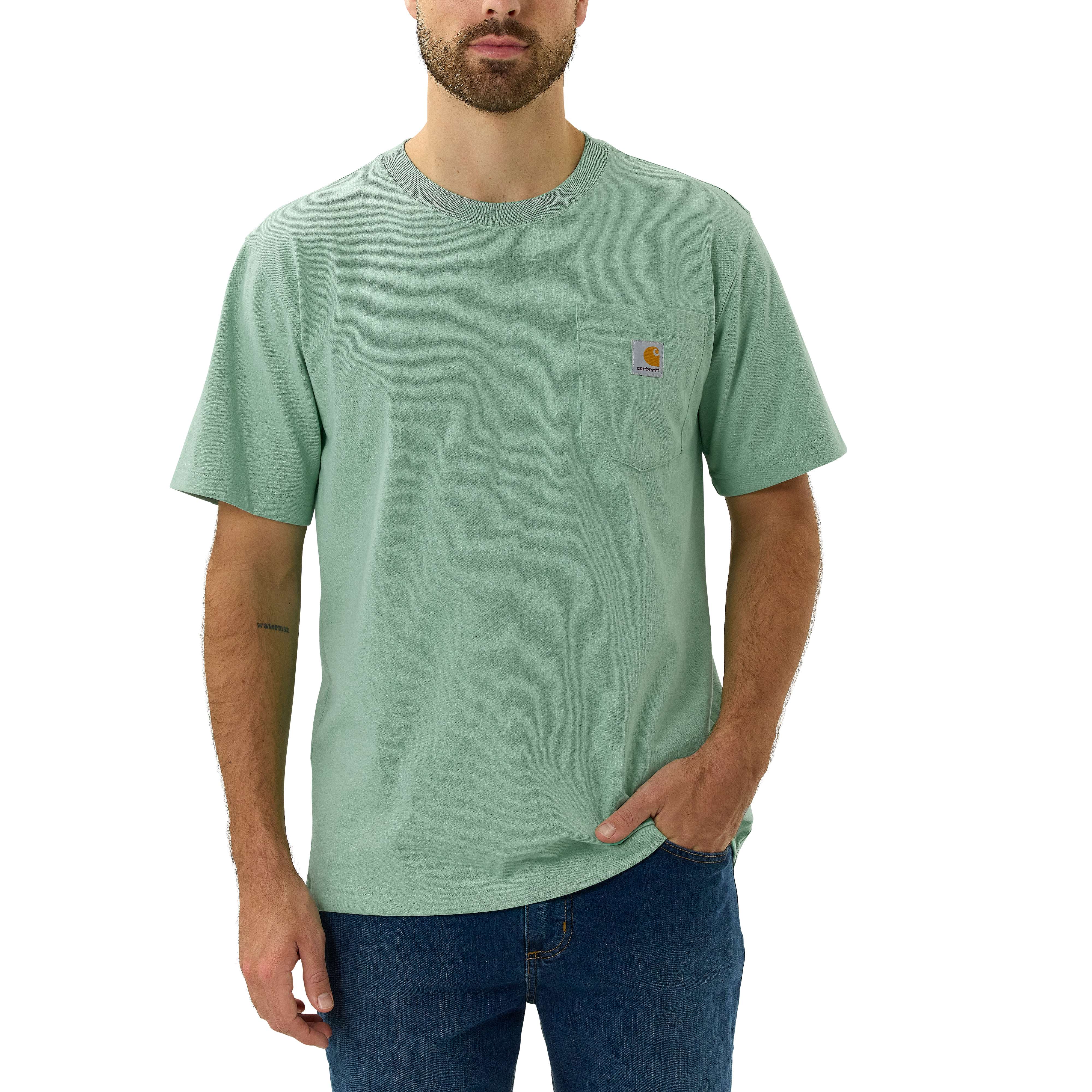 relaxed fit heavyweight short sleeve k87 pocket t shirt