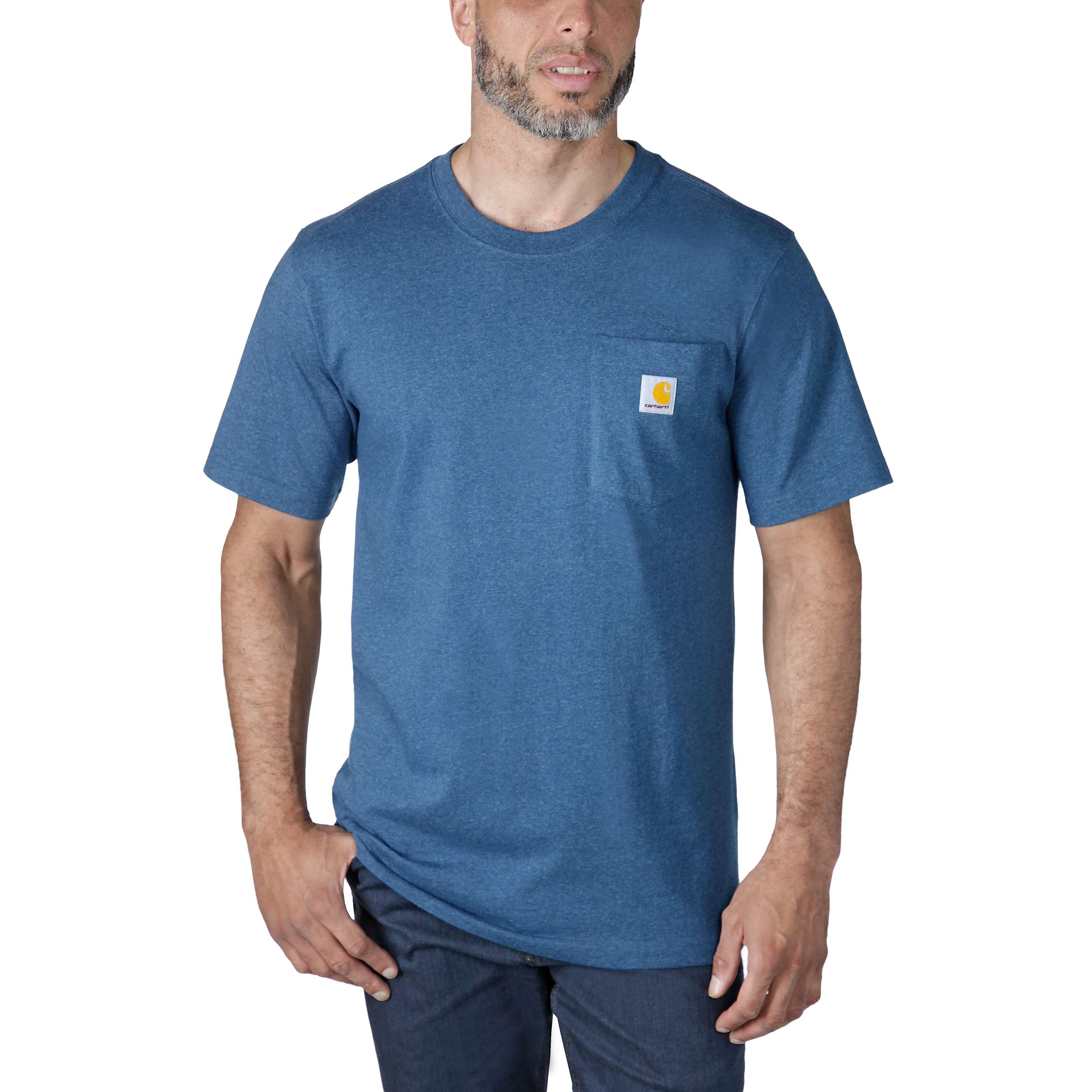 relaxed fit heavyweight short sleeve k87 pocket t shirt