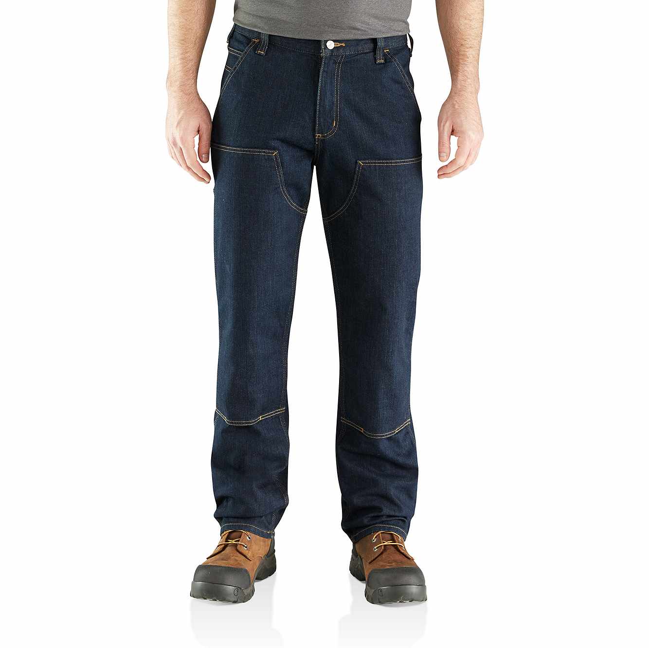 Picture of RUGGED FLEX® RELAXED FIT DOUBLE-FRONT UTILITY JEAN
