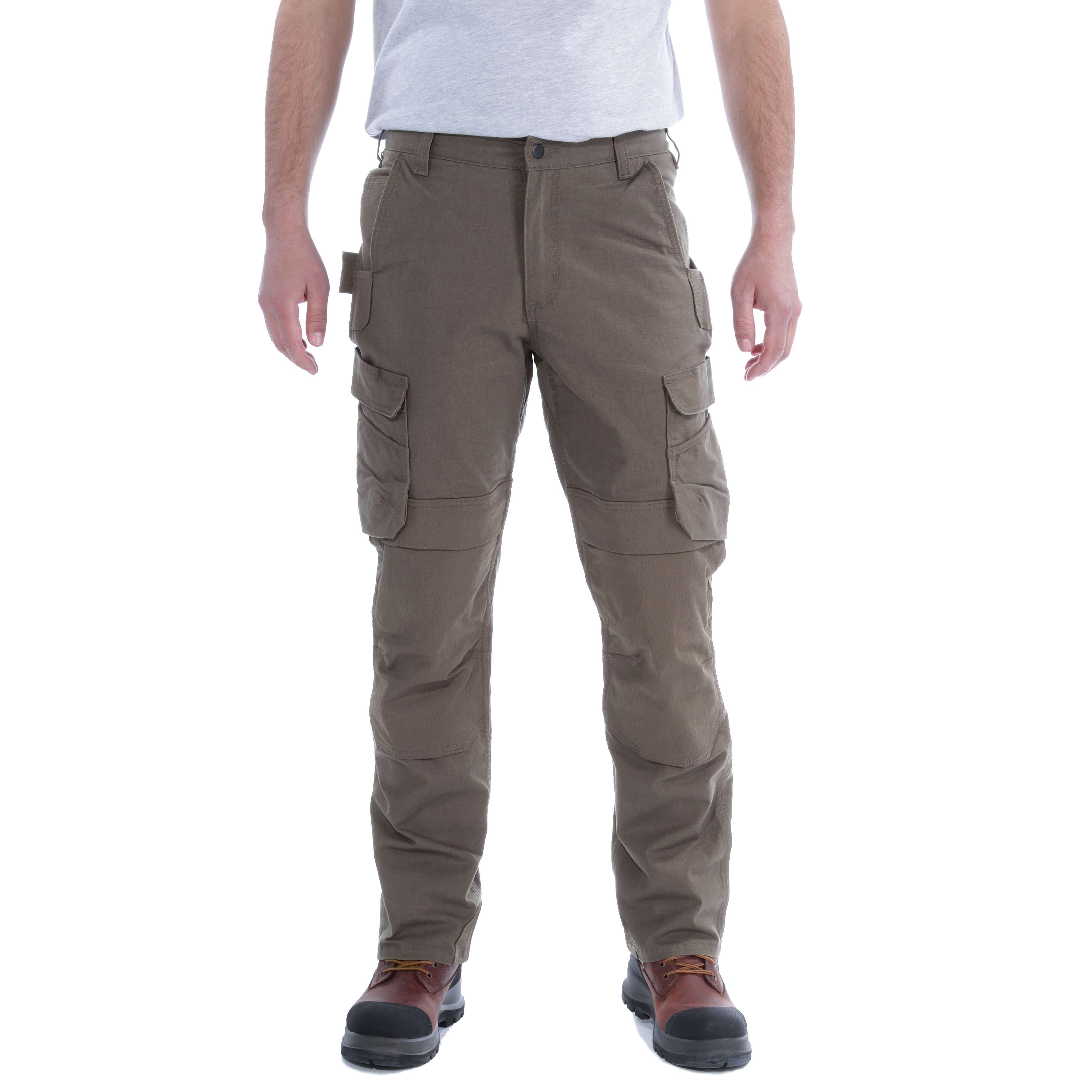 Carhartt Rugged Flex Loose Fit Canvas Double-Front Work Pant, Dark