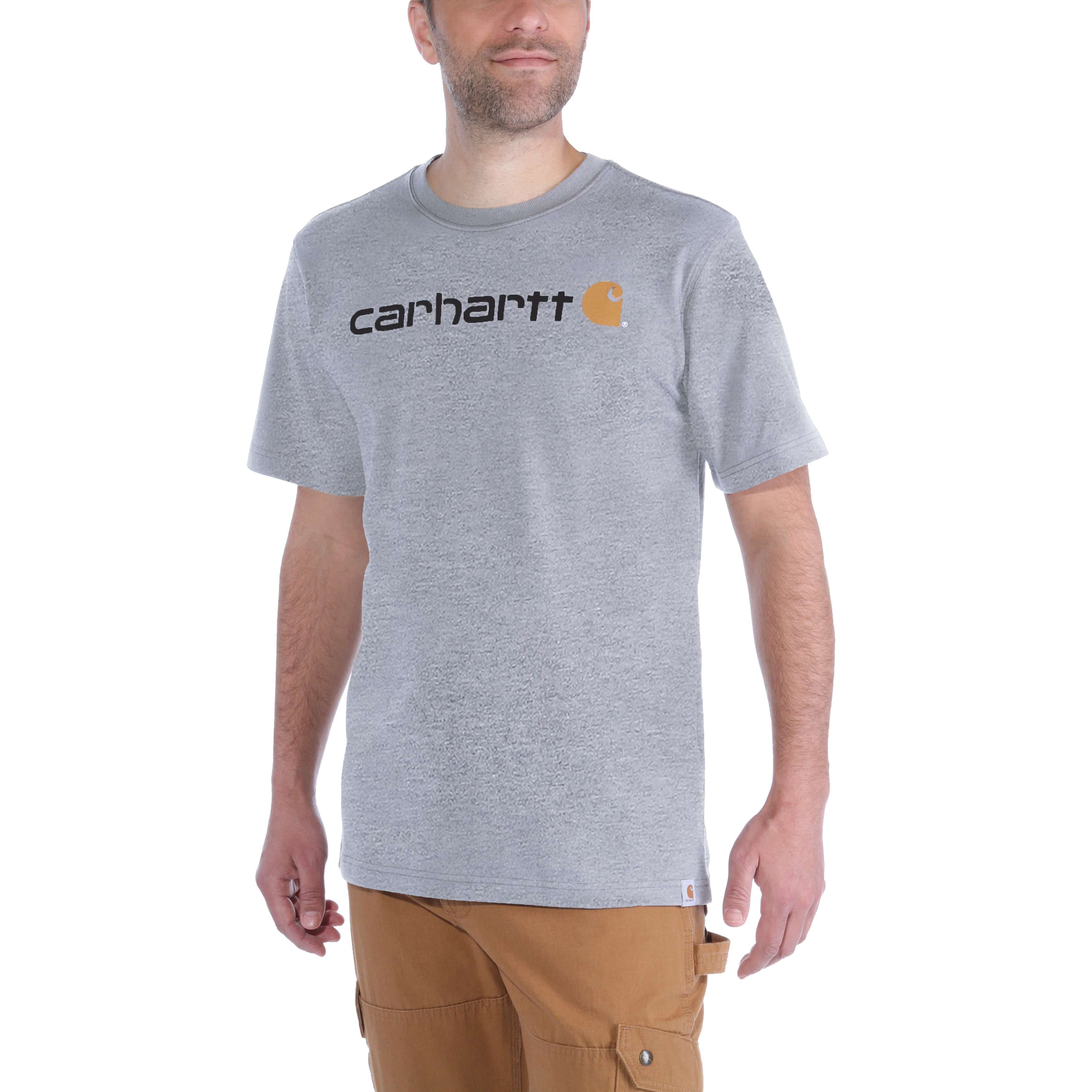 Carhartt T- Shirt à Manches Courtes épais avec Logo imprimé Coupe