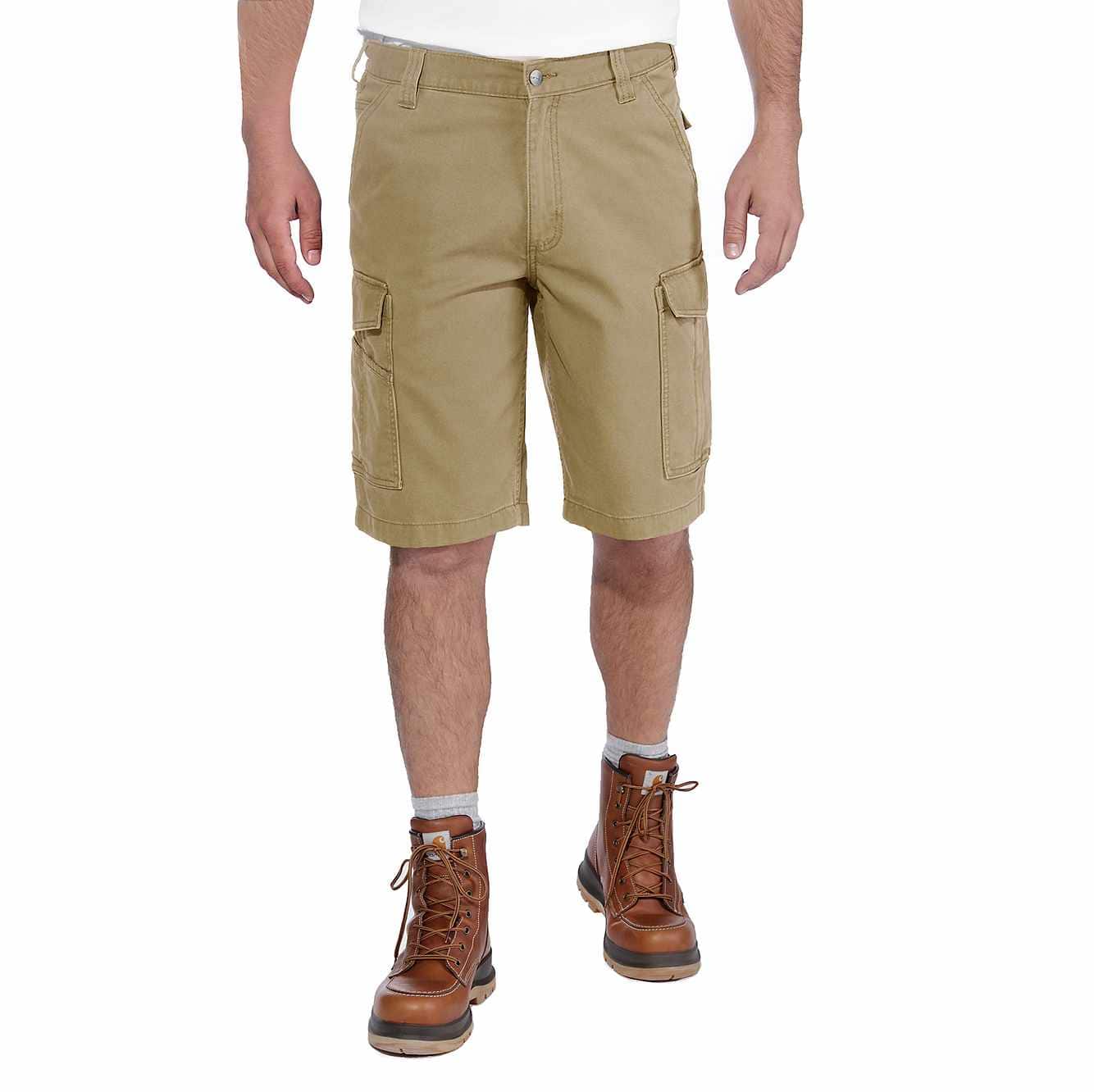 Picture of RUGGED FLEX® RELAXED FIT CANVAS CARGO WORK SHORT