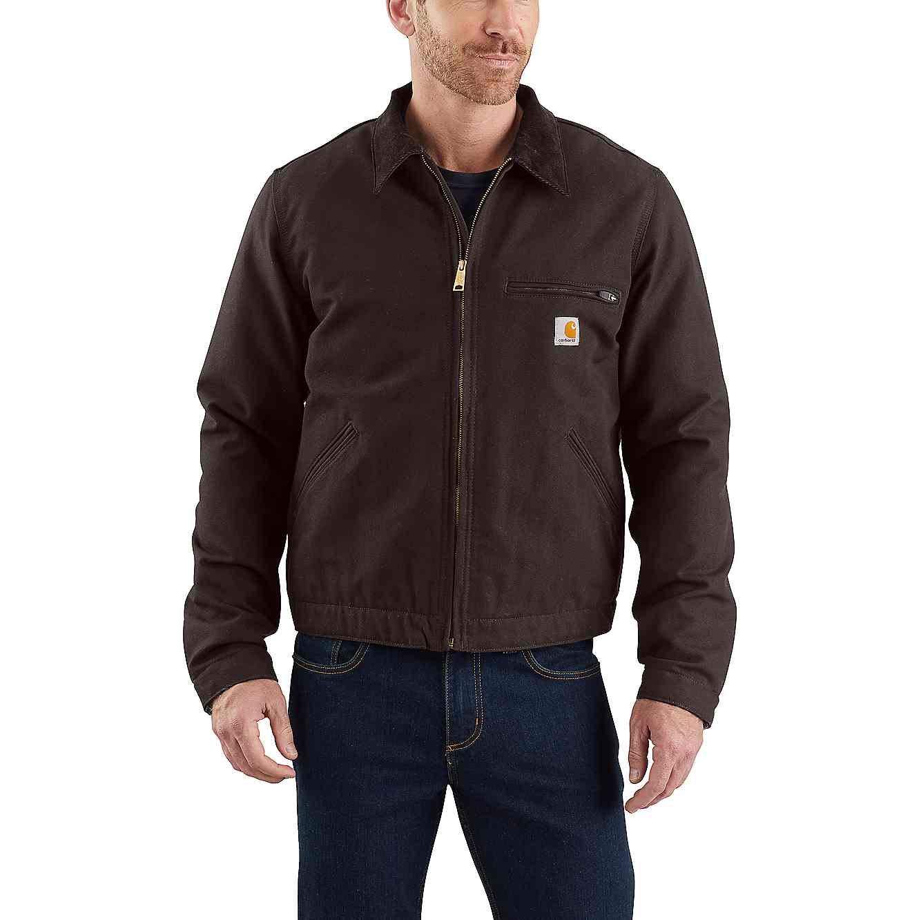 Susceptibles a Ewell letra RELAXED FIT DUCK BLANKET LINED DETROIT JACKET | Carhartt®