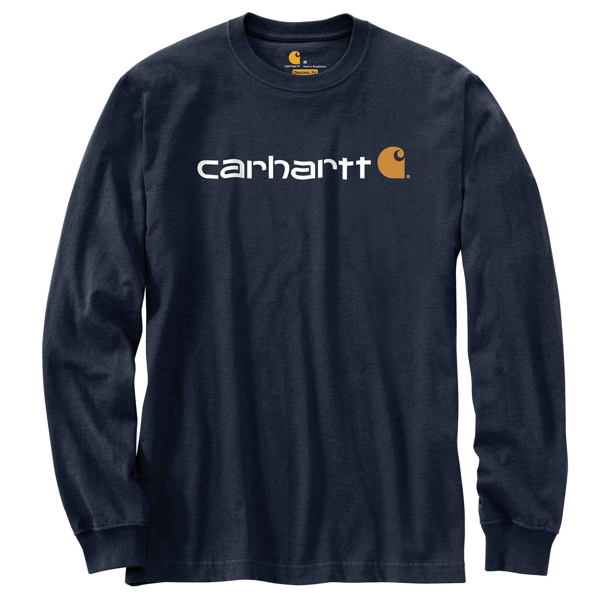 CARHARTT FORCE™ RELAXED FIT MIDWEIGHT SHORT-SLEEVE BLOCK LOGO GRAPHIC  T-SHIRT