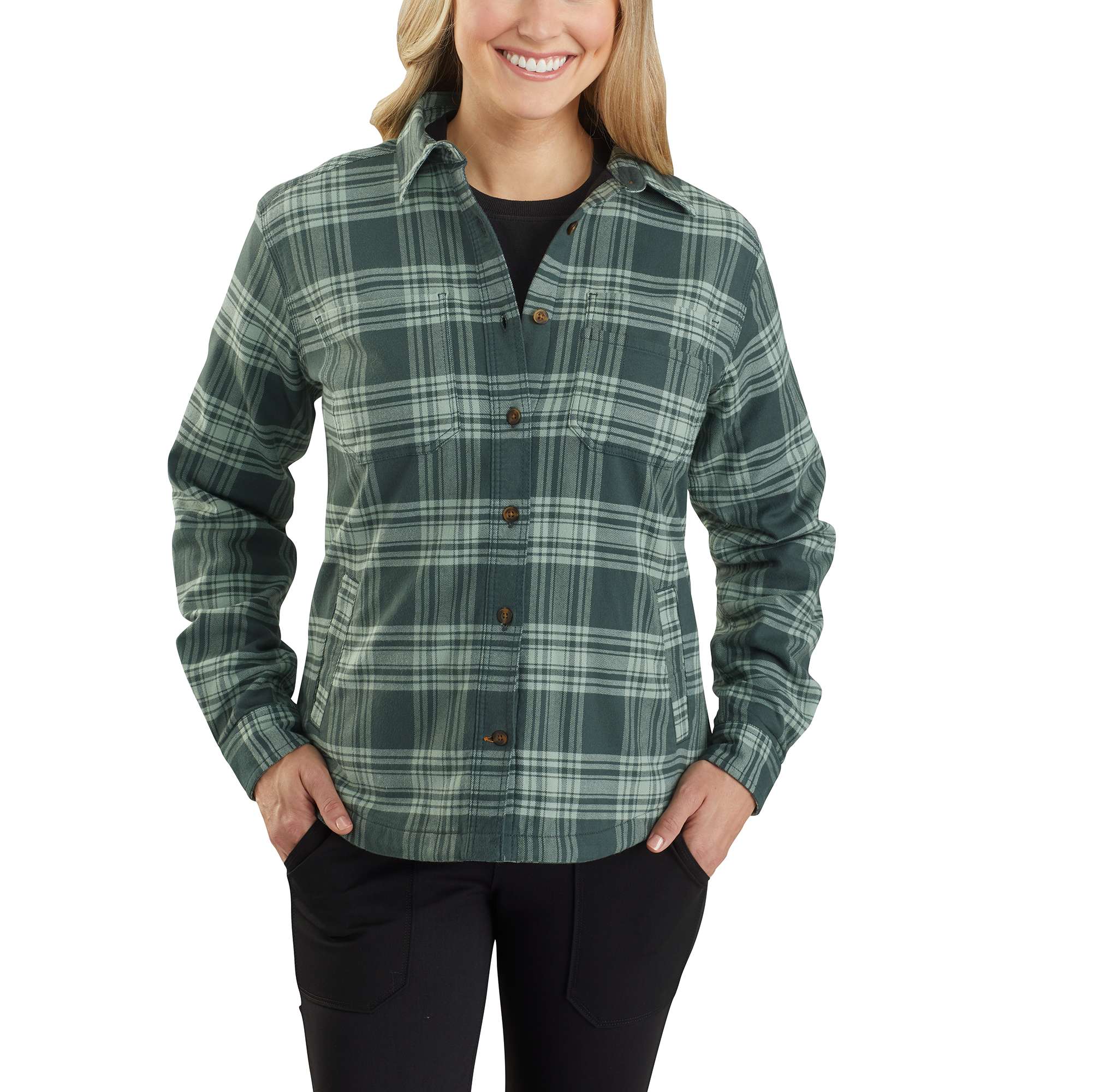 Carhartt women's rugged flex hamilton clearance shirt