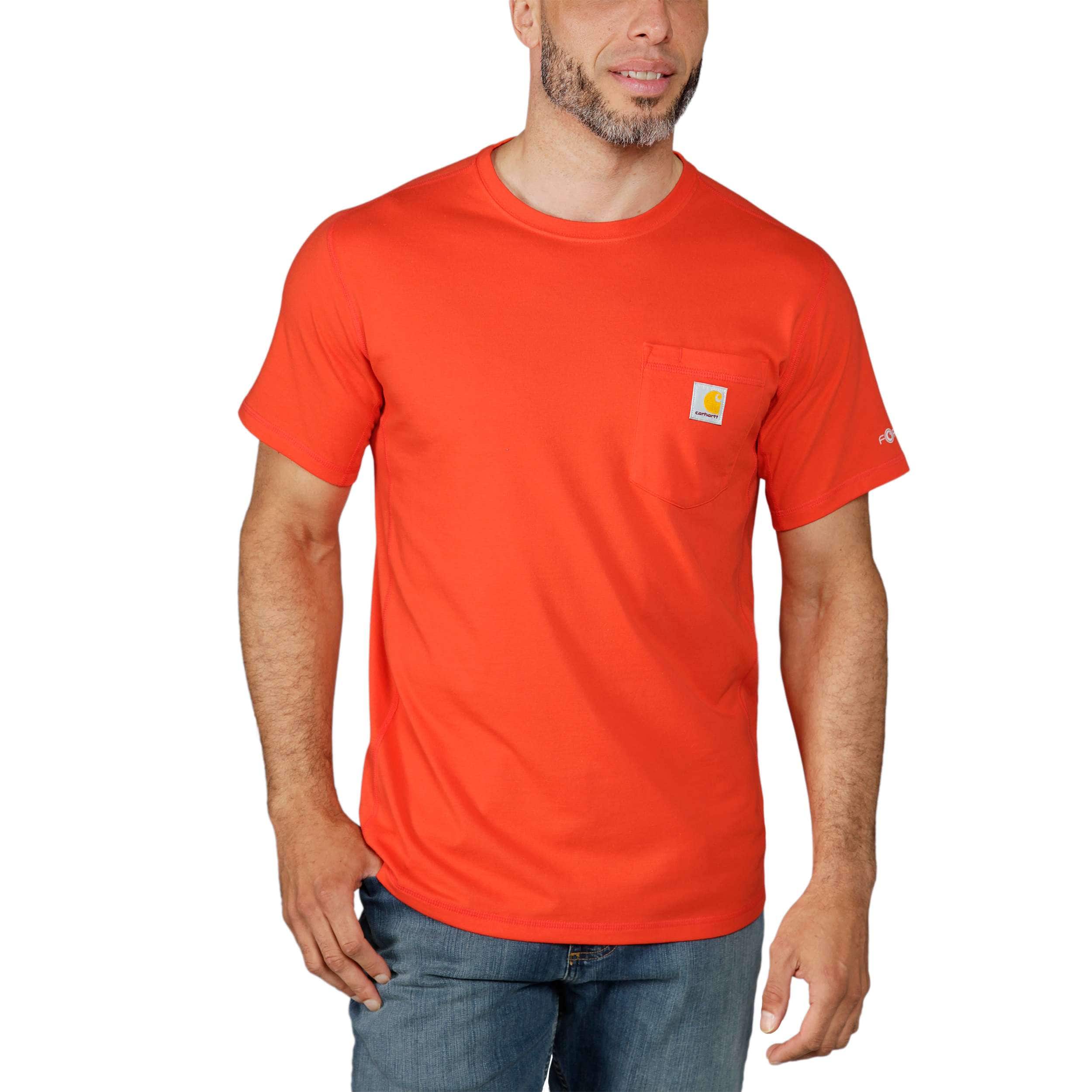 Carhartt Force Relaxed Fit Midweight Pocket T-Shirt for Men in Malt Wh –  Glik's