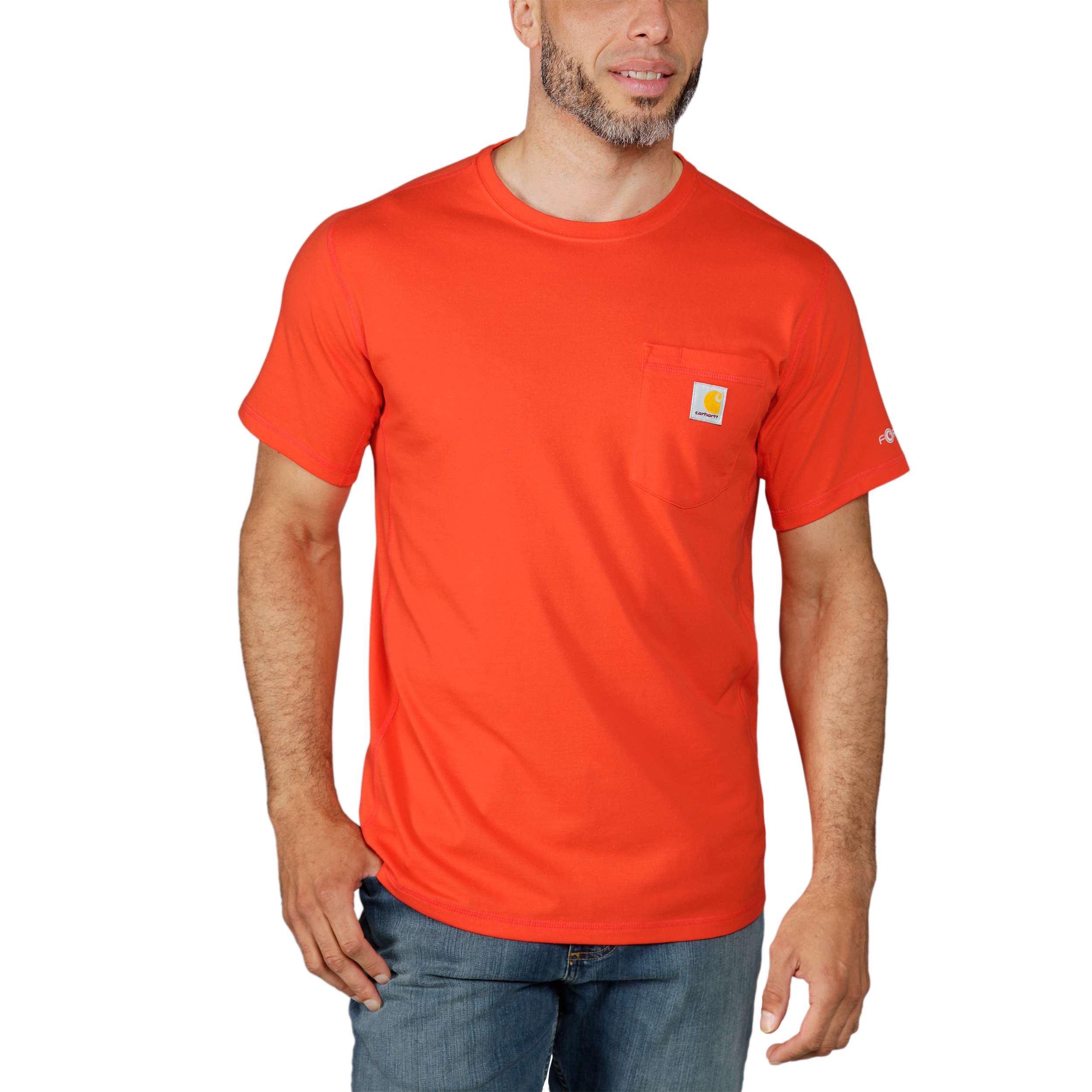 CARHARTT FORCE RELAXED FIT MIDWEIGHT SHORT SLEEVE POCKET T SHIRT