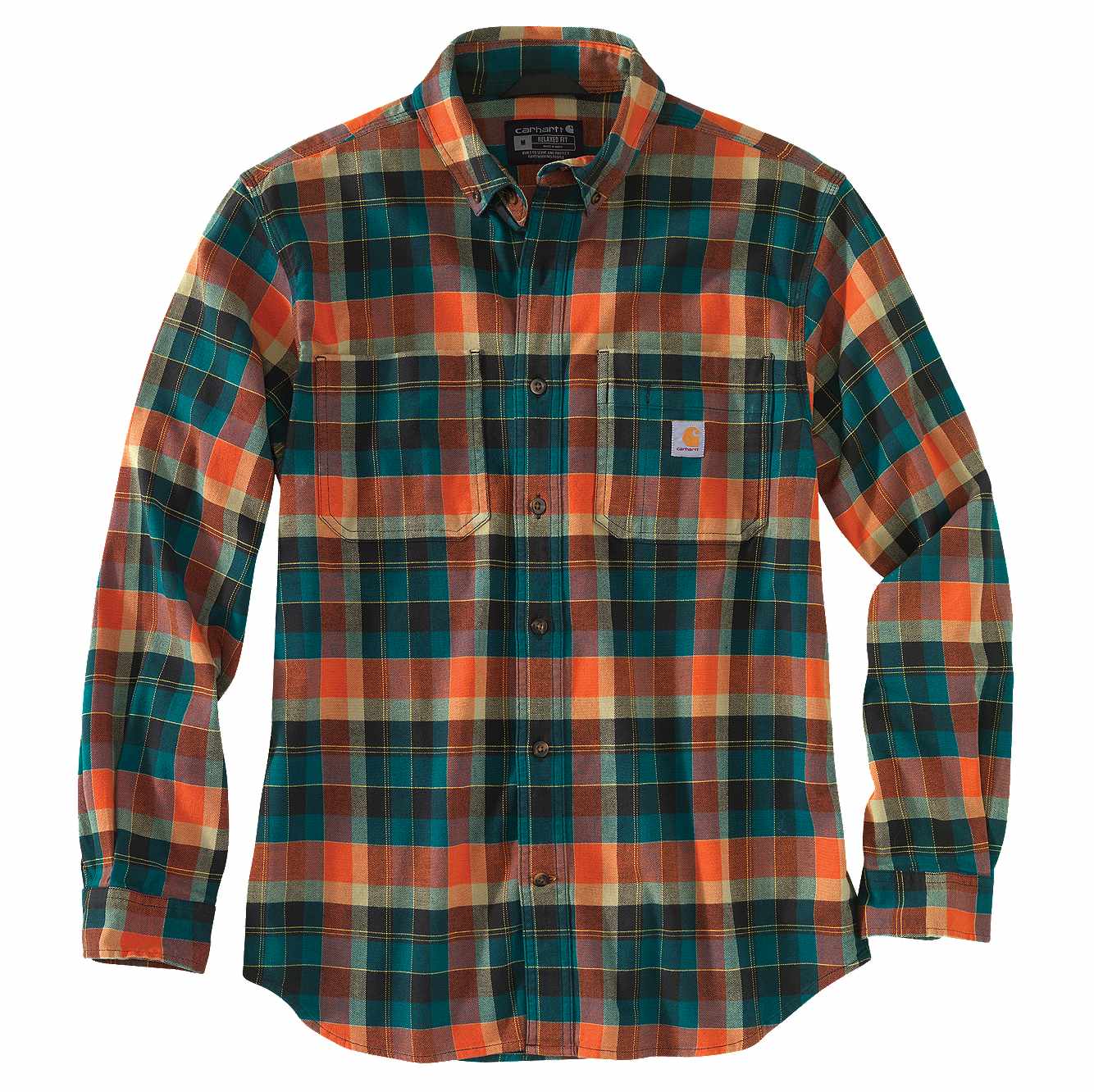 Picture of RUGGED FLEX® RELAXED FIT MIDWEIGHT FLANNEL LONG-SLEEVE SHIRT