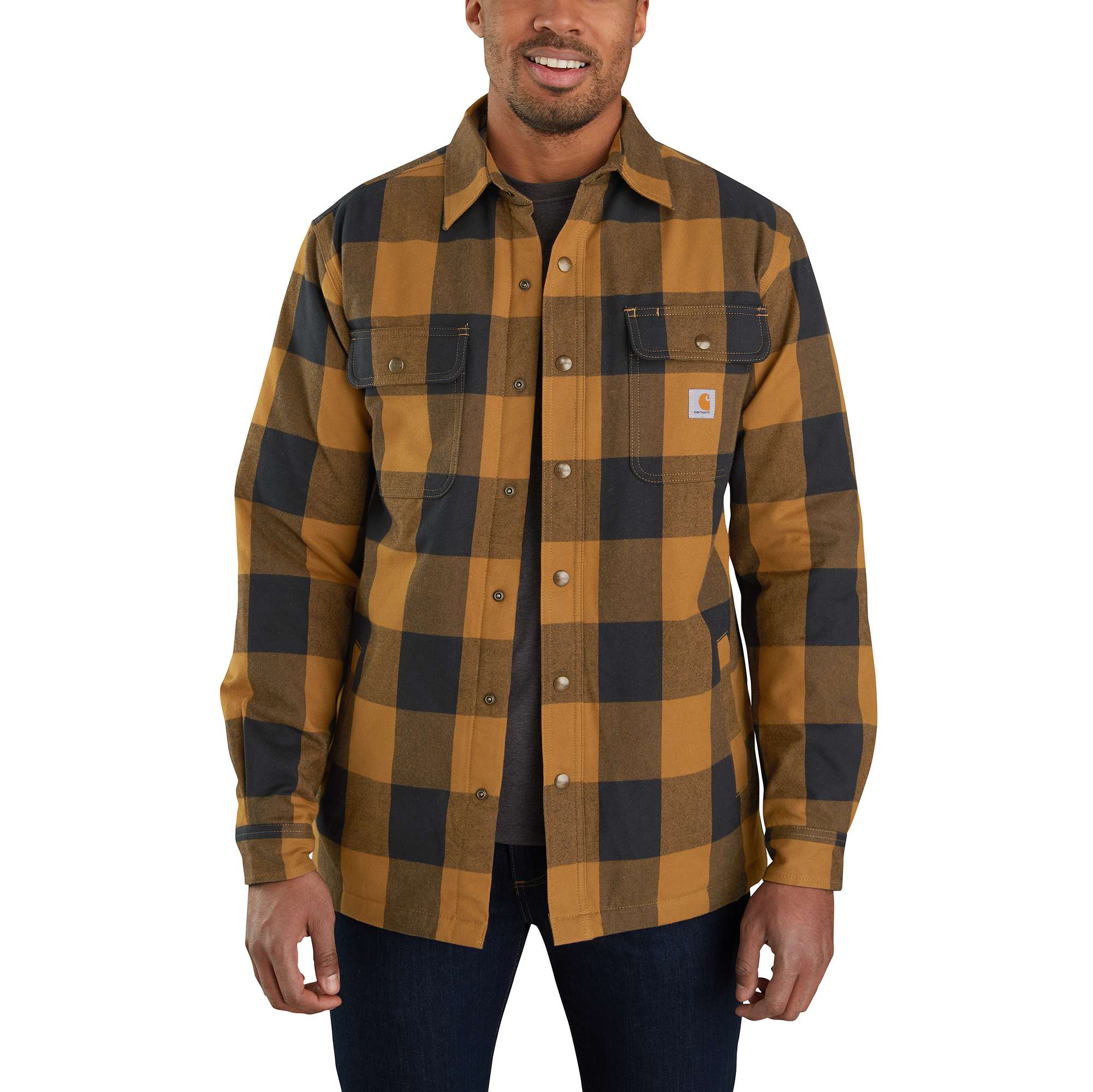 relaxed fit sherpa lined carhartt jacket