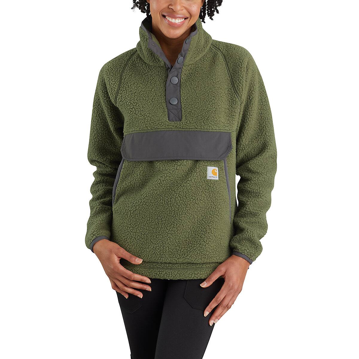 RELAXED FIT FLEECE PULLOVER