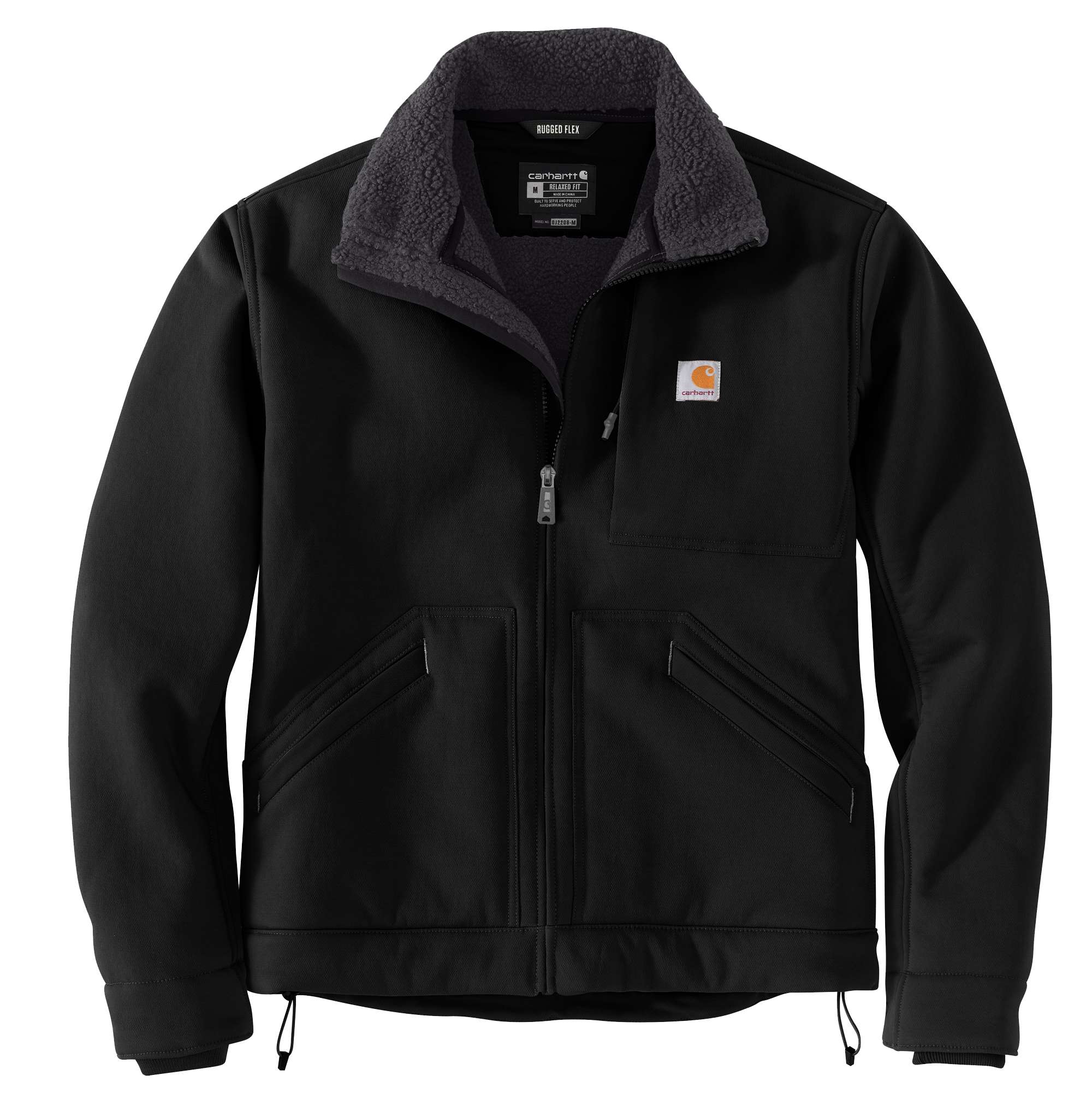 Carhartt Women's Super Dux Relaxed Fit Zip-Front Sherpa-Lined Work Jacket