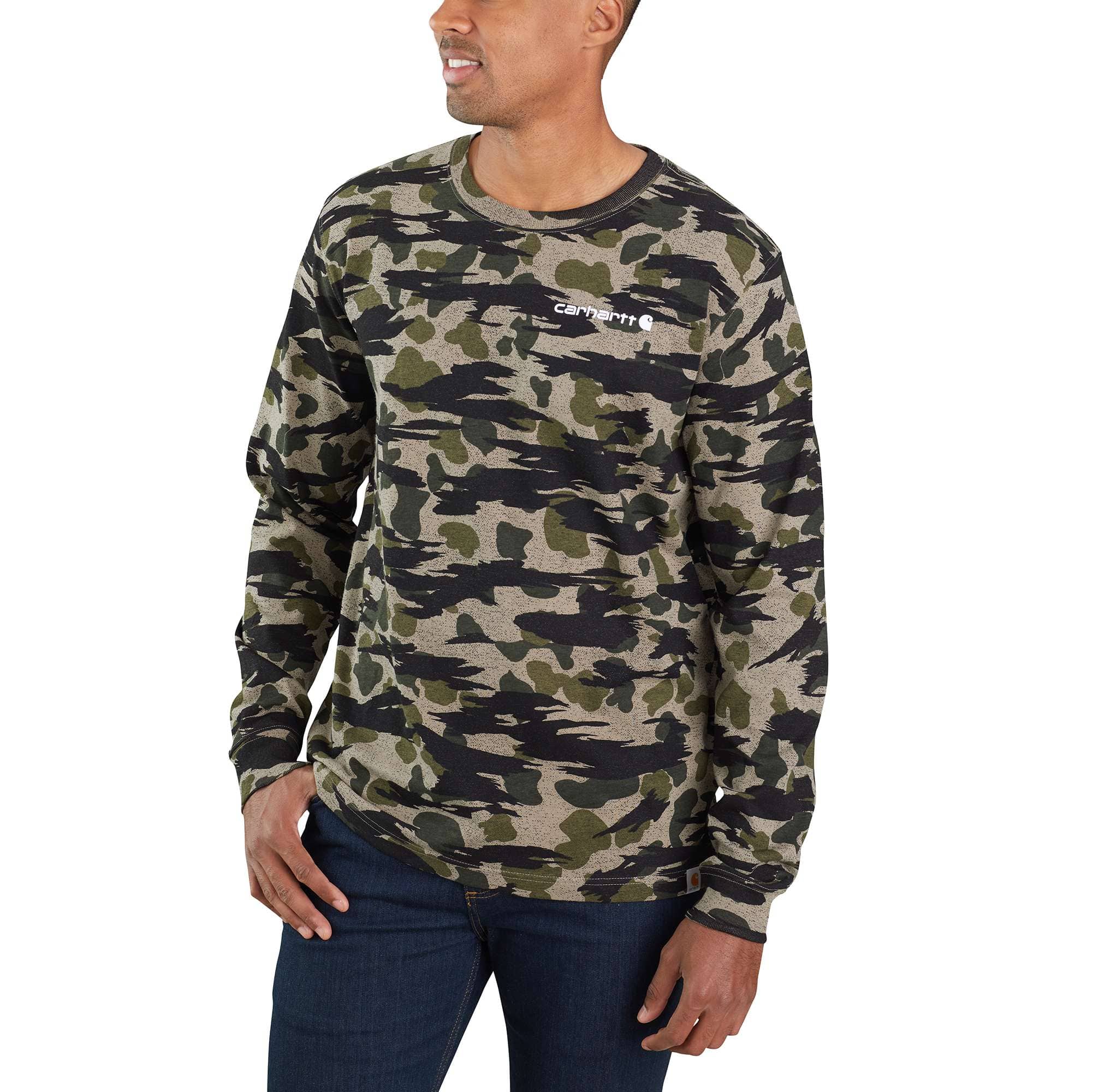 RELAXED FIT LONG-SLEEVE CAMO GRAPHIC Carhartt®