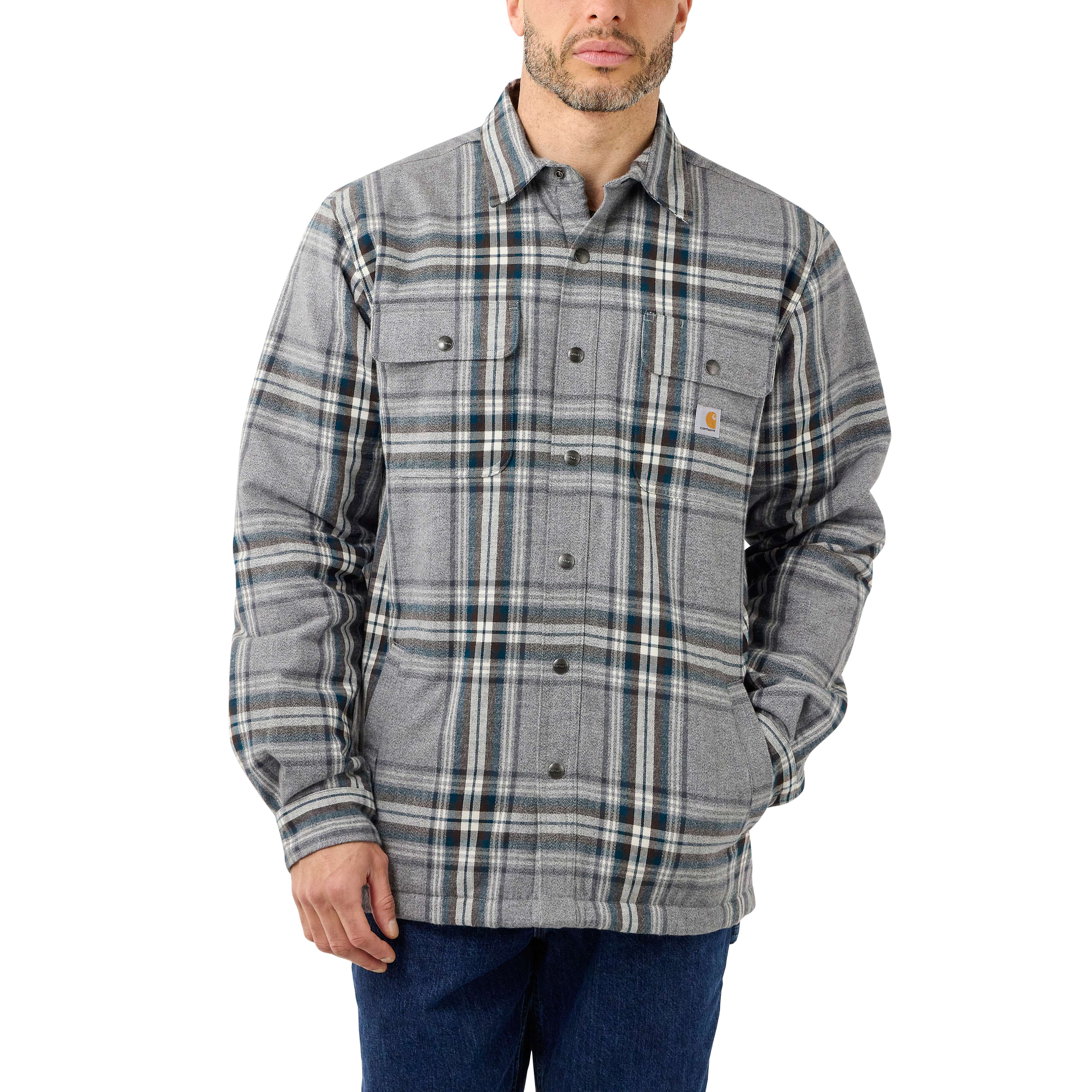 Carhartt plaid shop flannel jacket