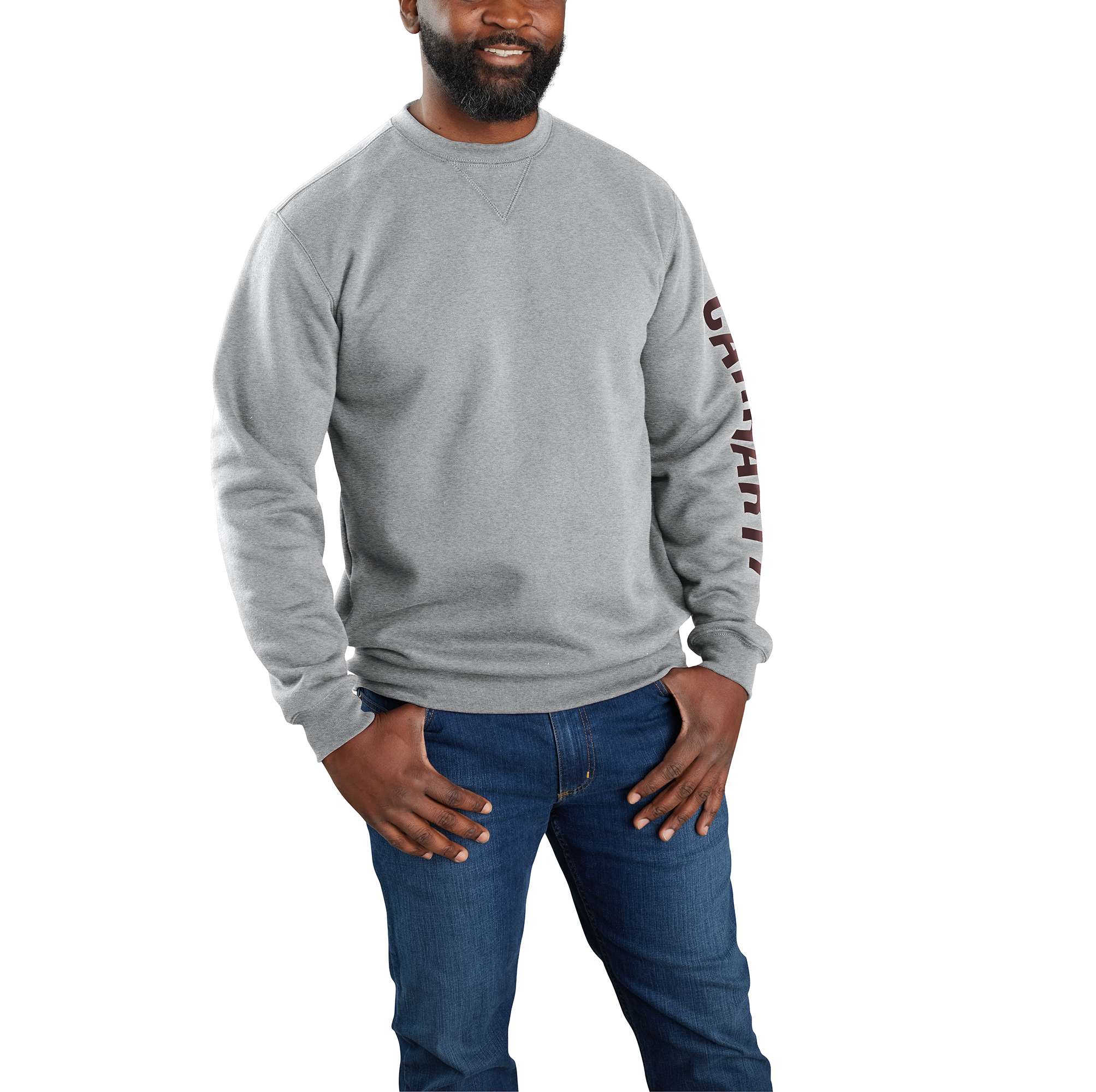 Carhartt k124 midweight sales crewneck sweatshirt