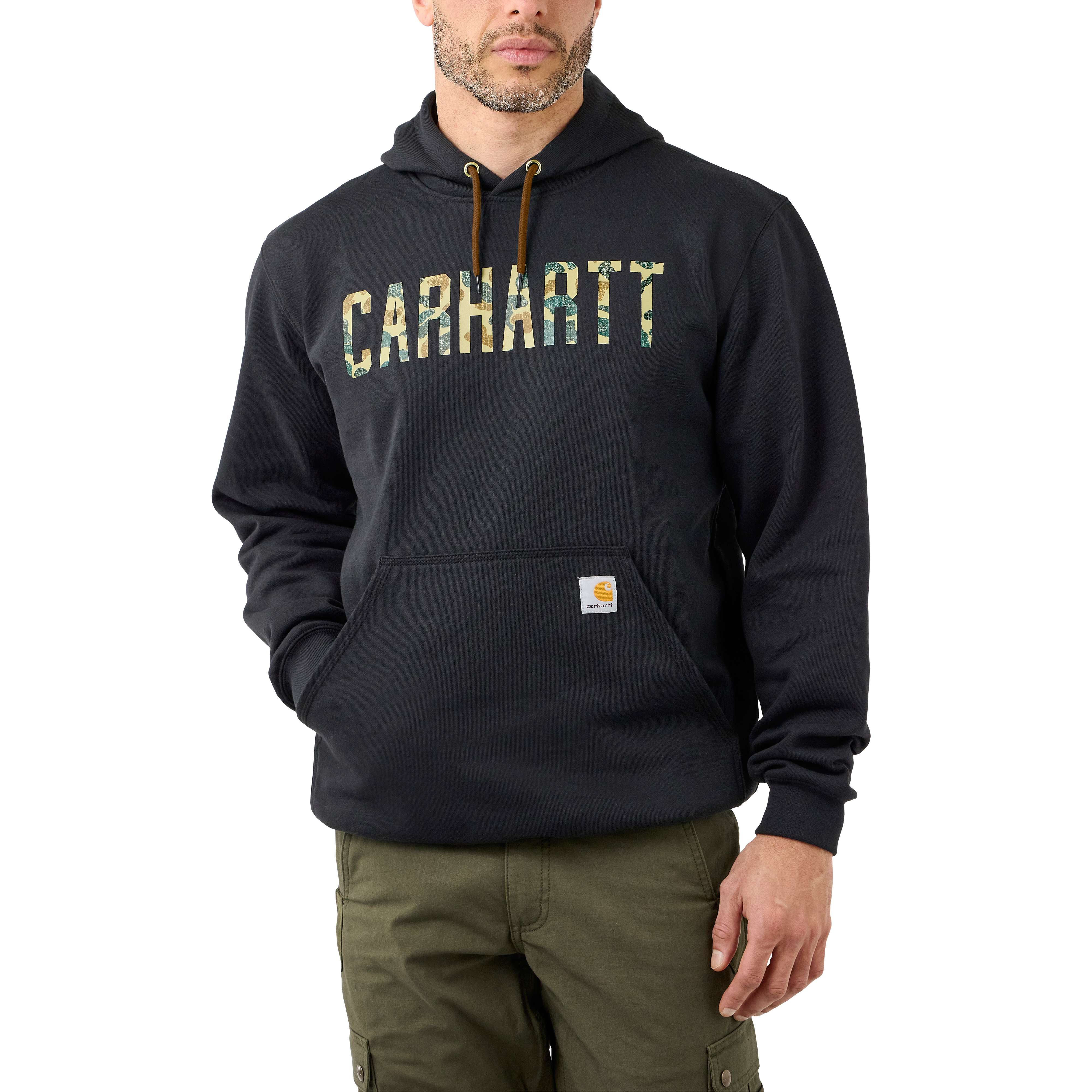 Carhartt Men's Loose Fit Midweight Camo Sleeve Graphic Sweatshirt