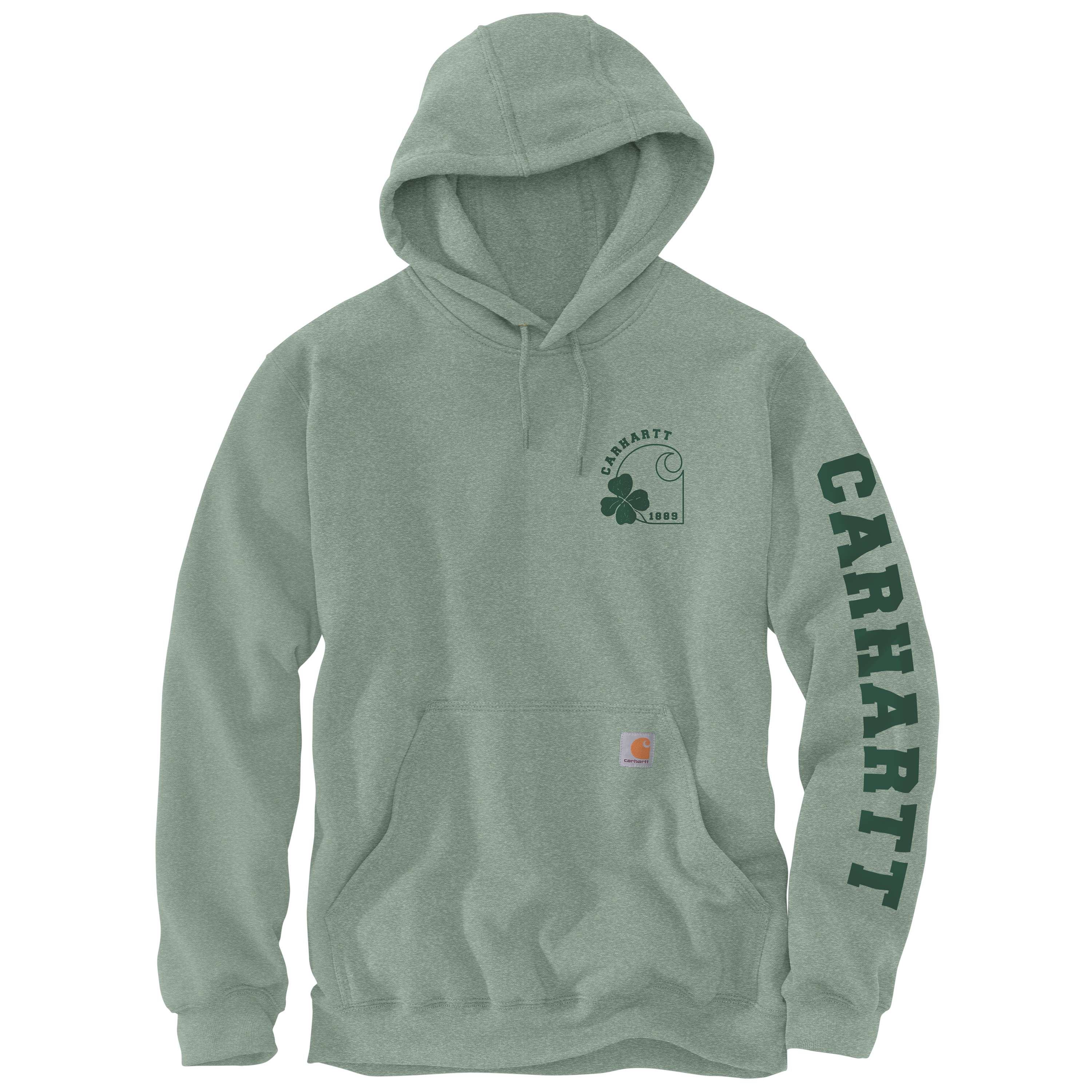 LOOSE FIT MIDWEIGHT HOODED SHAMROCK SWEATSHIRT | Carhartt®