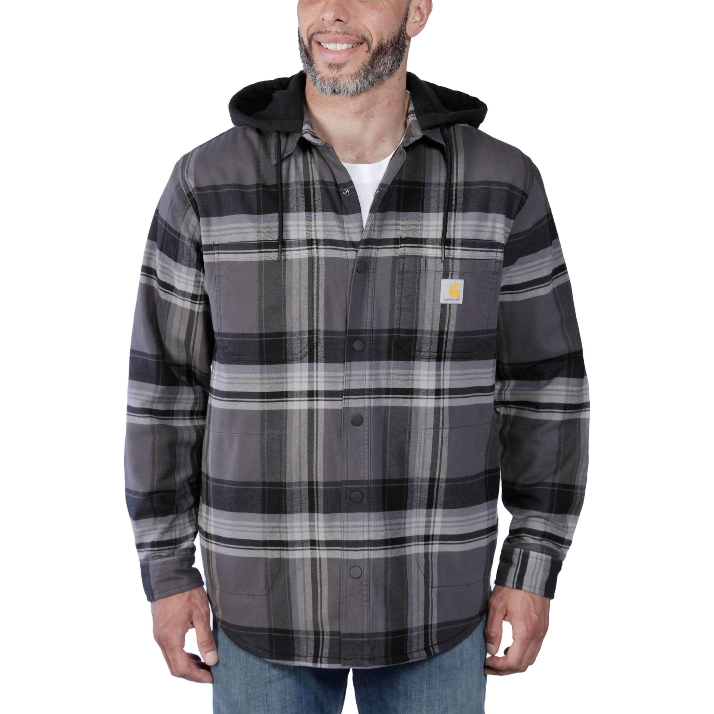 Flannel lined 2024 rugged shirt jacket