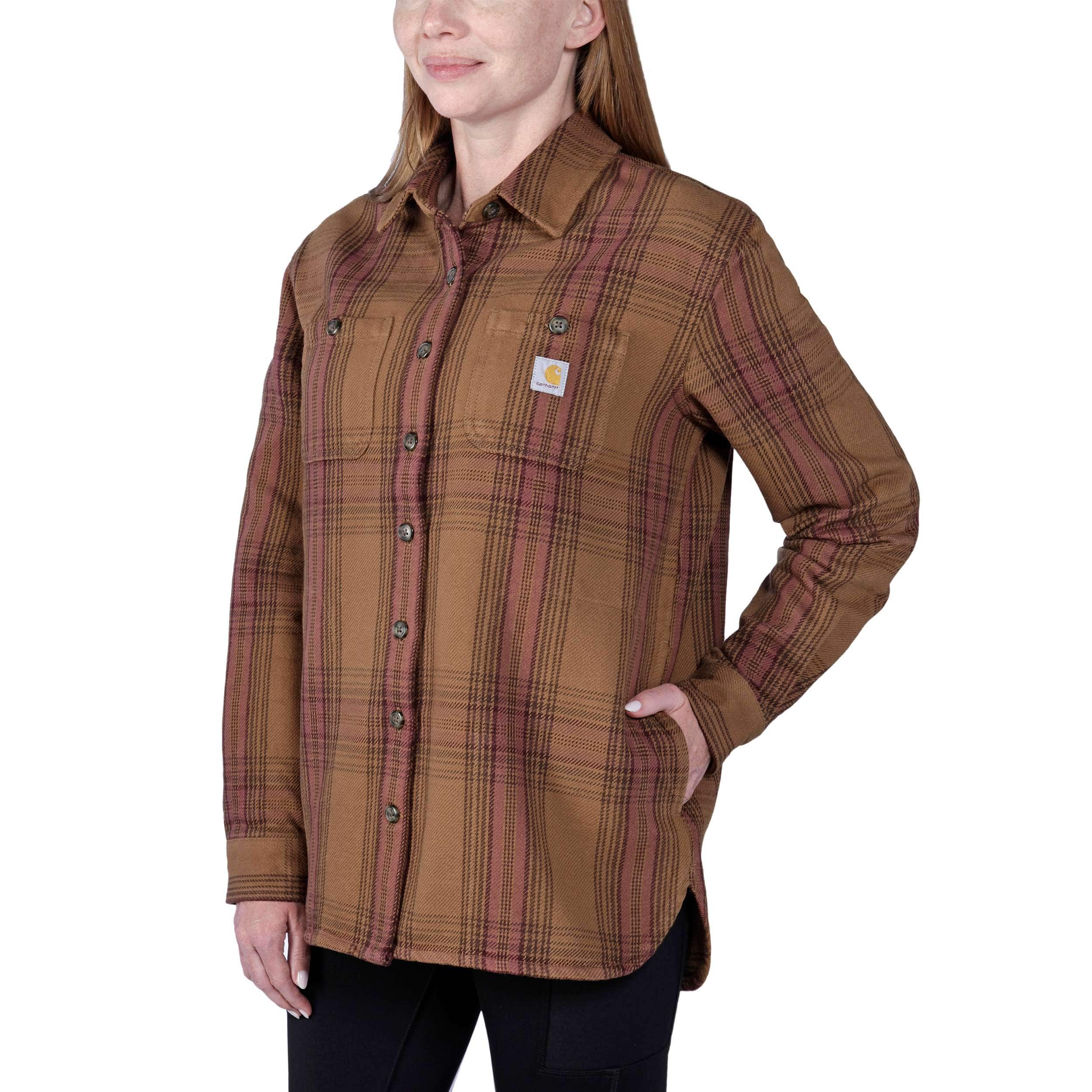 Carhartt flannel shirt jacket sale