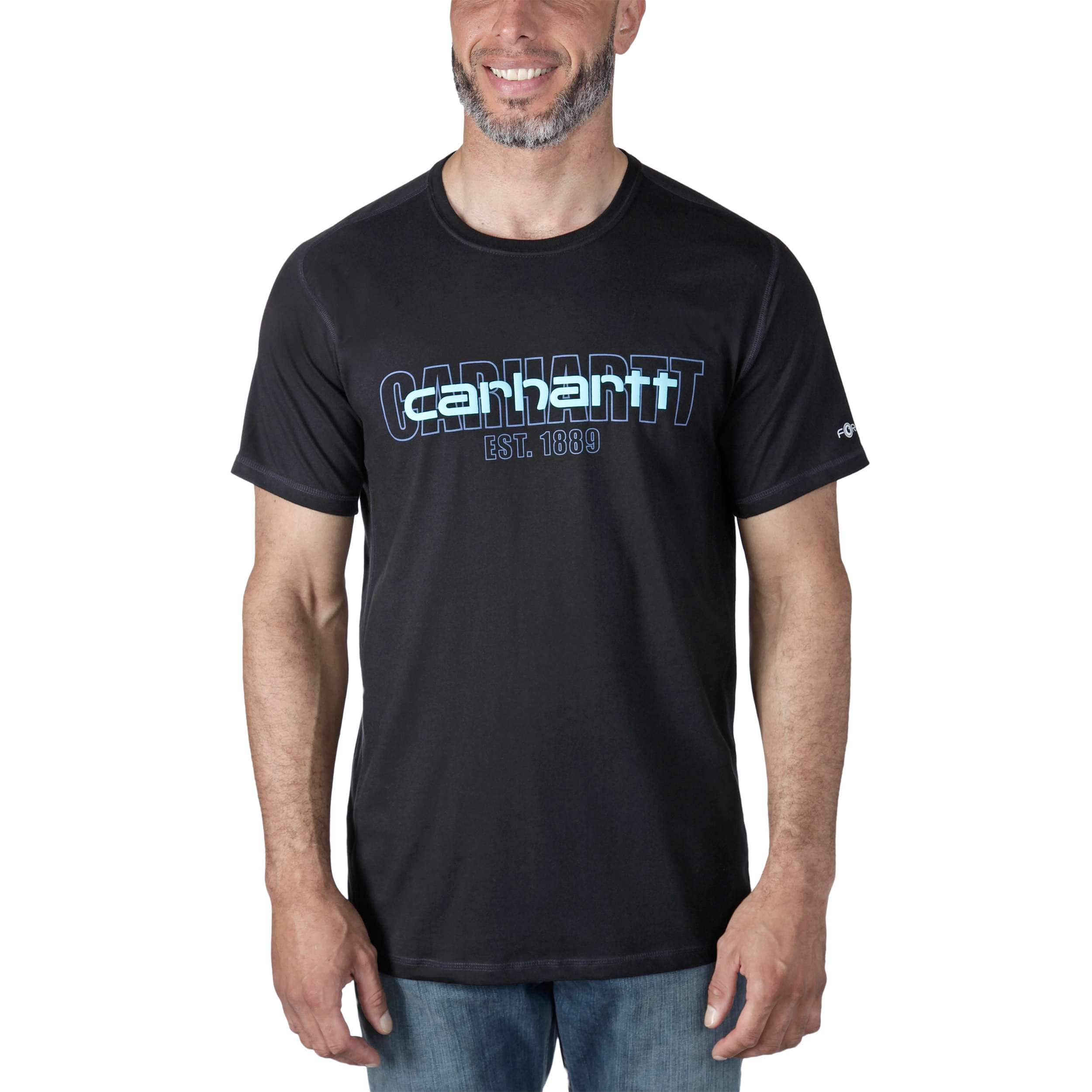 CARHARTT FORCE™ RELAXED FIT MIDWEIGHT SHORT-SLEEVE LOGO GRAPHIC T-SHIRT
