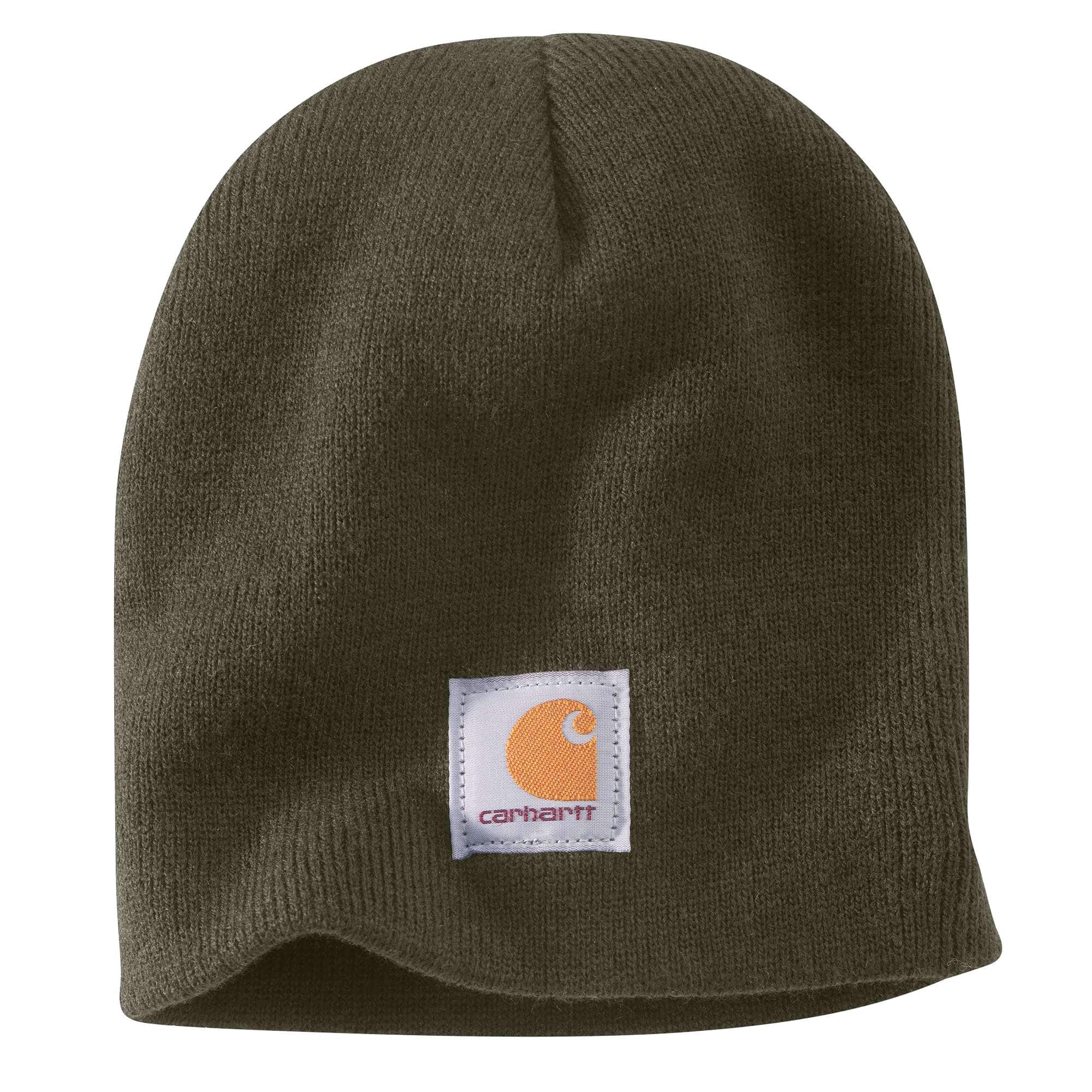 dark green carhartt beanie