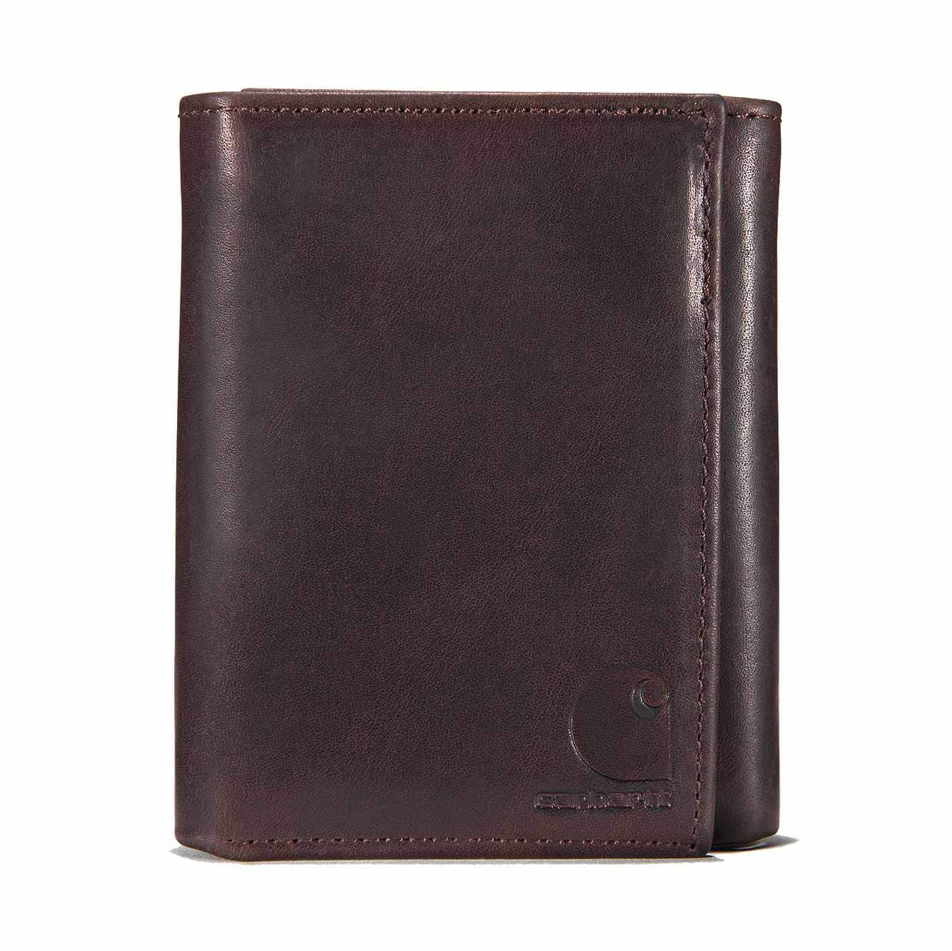 Picture of OIL TAN LEATHER TRIFOLD WALLET