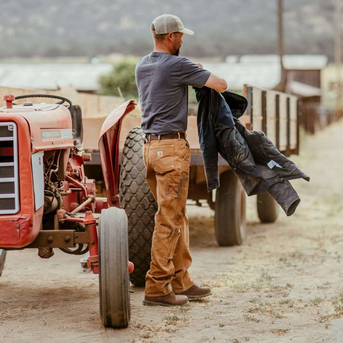 RUGGED FLEX™ STRAIGHT FIT DUCK DOUBLE-FRONT UTILITY WORK PANT