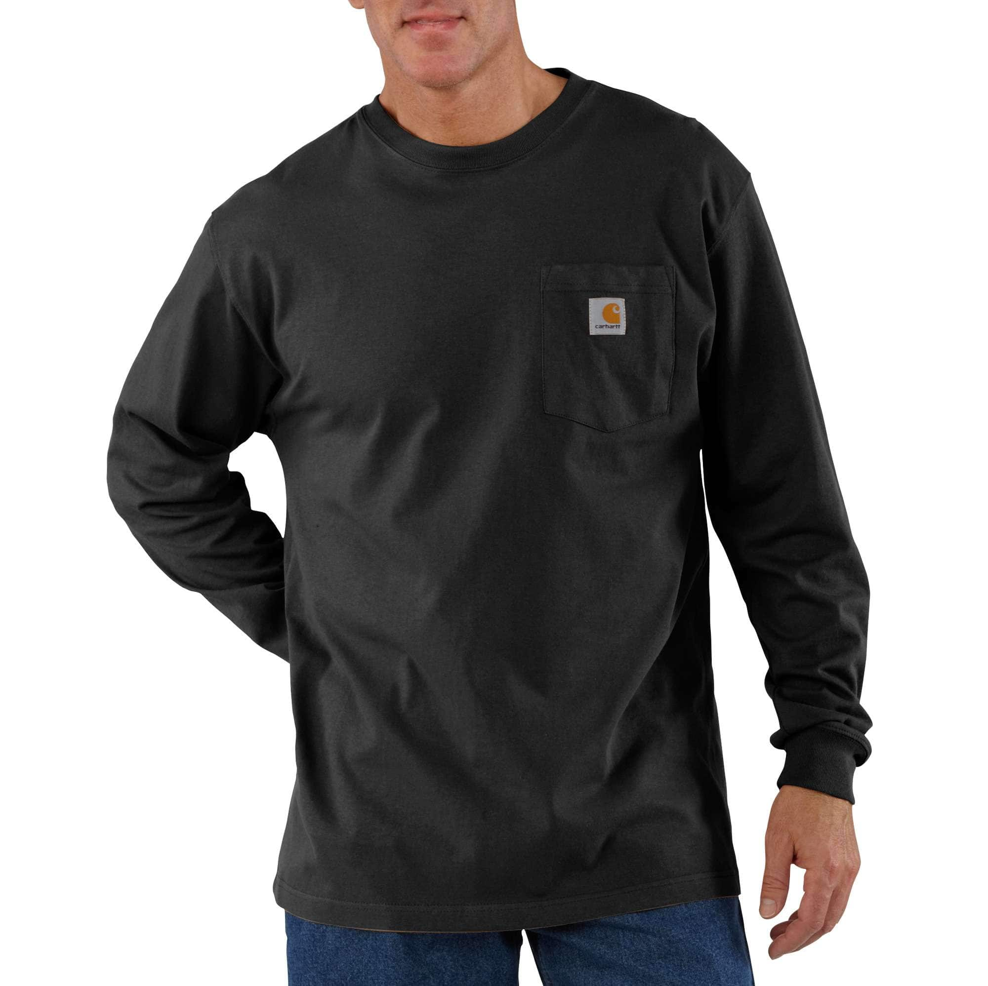 Carhartt long 2025 sleeve pocket tee