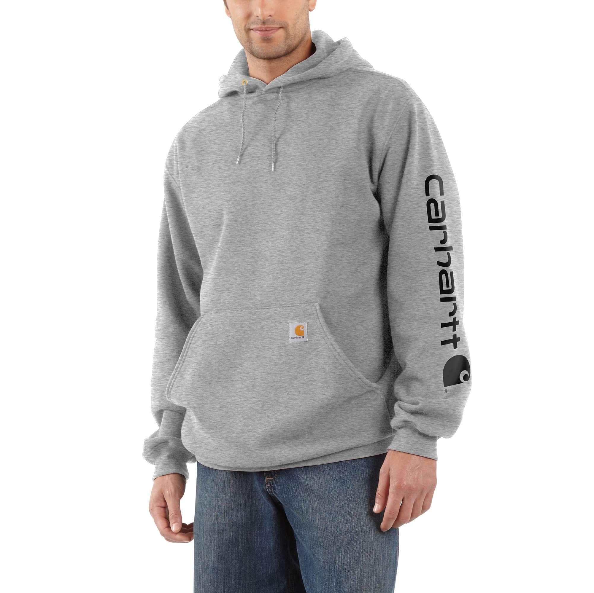 carhartt logo sleeve hoodie