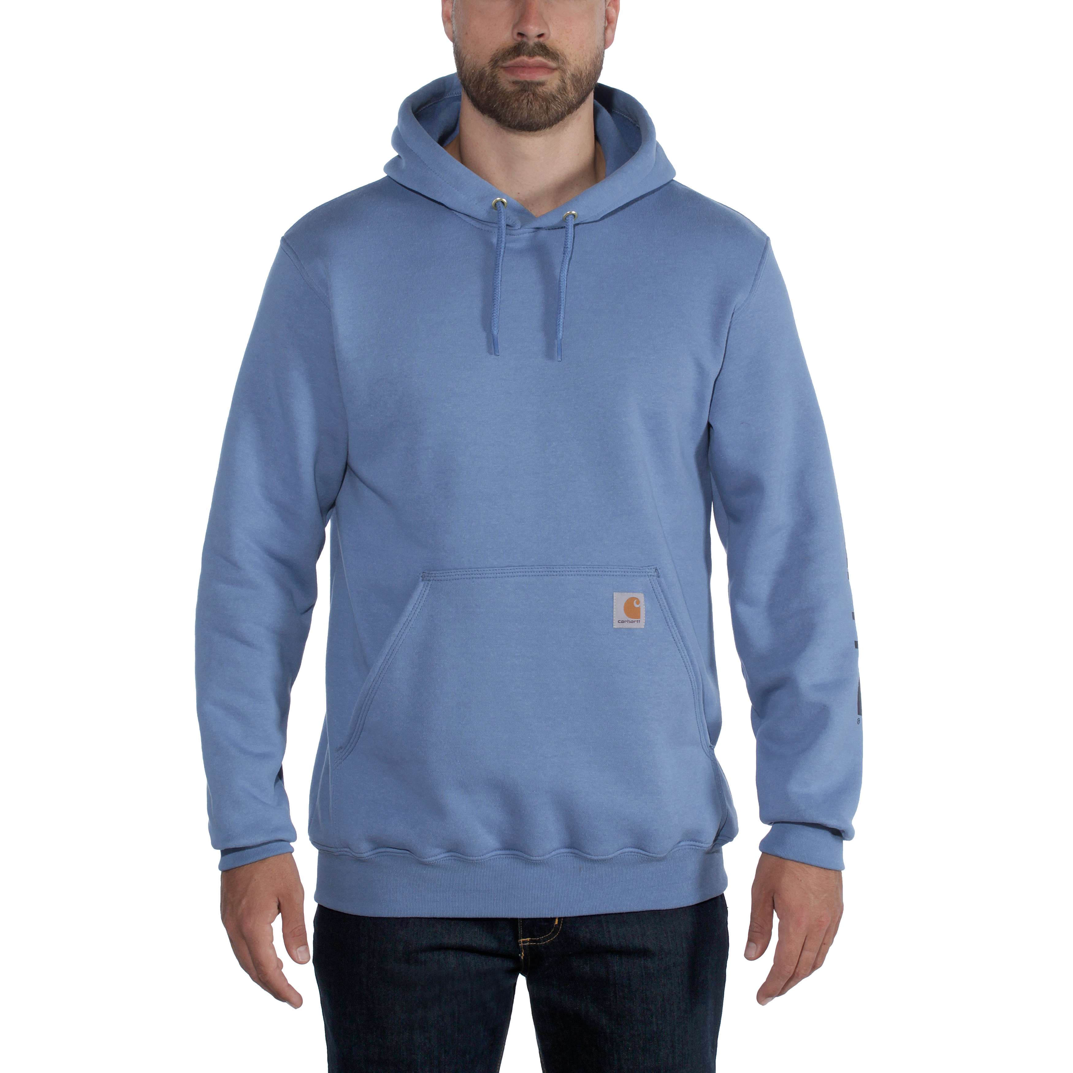 carhartt denim hoodie