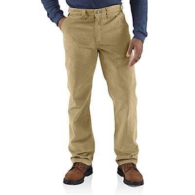 Carhartt Men's Field Khaki Relaxed Fit Twill 5-Pocket Work Pant