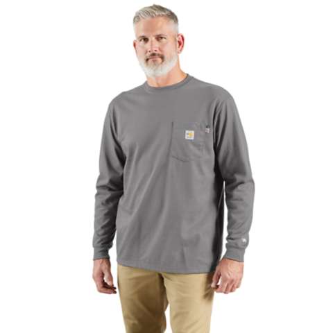 Мужские футболки Carhartt FR Force Dearborn Loose LS T-Shirt