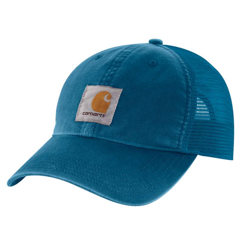 Carhartt  Deep Lagoon Canvas Mesh-Back Cap