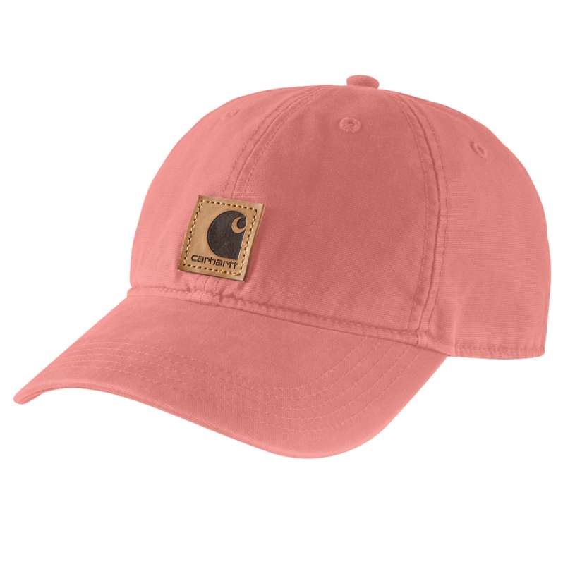 Carhartt  Aged Coral Canvas Cap