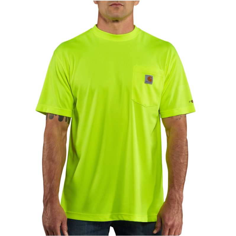 Carhartt  Brite Lime Force Color Enhanced Short-Sleeve T-Shirt