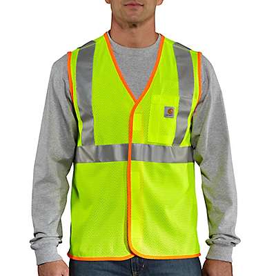 Carhartt Men's Brite Lime High-Visibility Class 2 Vest