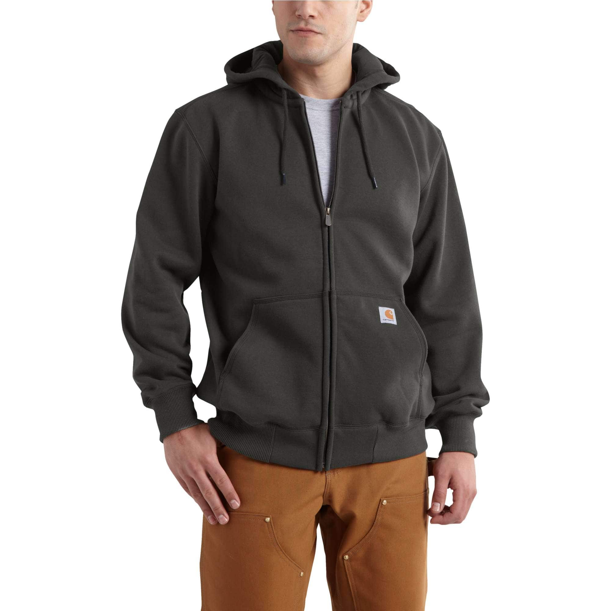 carhartt rain defender quarter zip hoodie