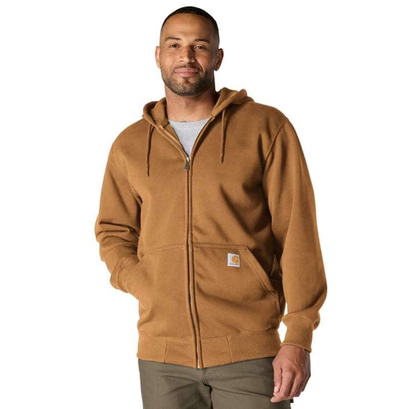 Rain Defender® Relaxed Fit Midweight Sherpa-Lined Full-Zip Sweatshirt