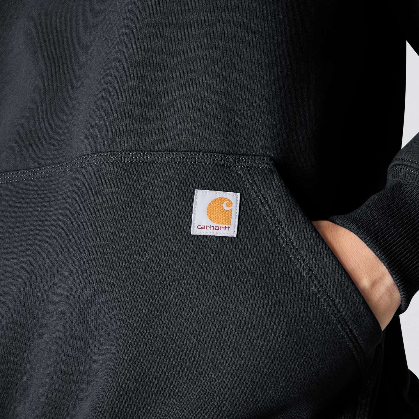 Мужская толстовка Carhartt Paxton, цвет: Чёрный — фото 7