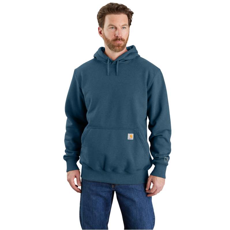 Carhartt  Storm Blue Heather Rain Defender® Loose Fit Heavyweight Hoodie