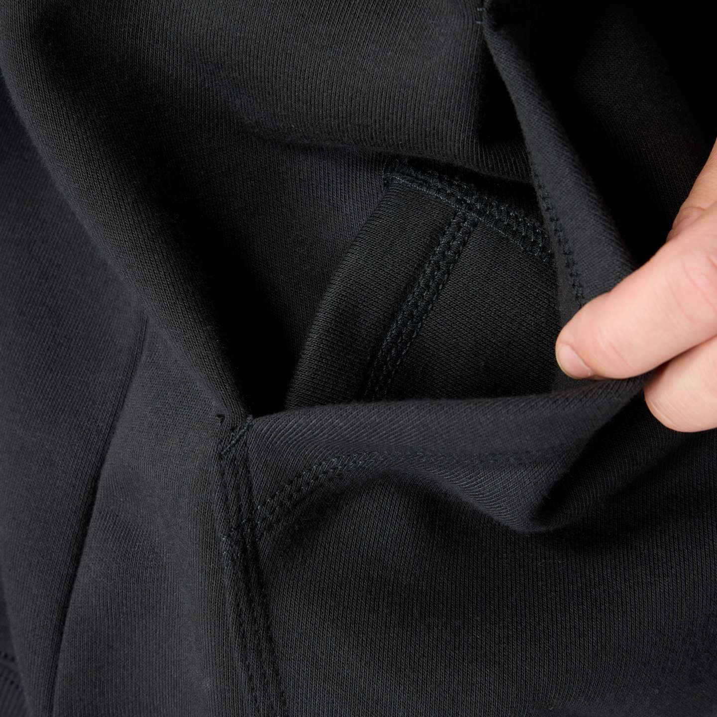 Мужская толстовка Carhartt Paxton 1/4-Zip, цвет: Чёрный — фото 8