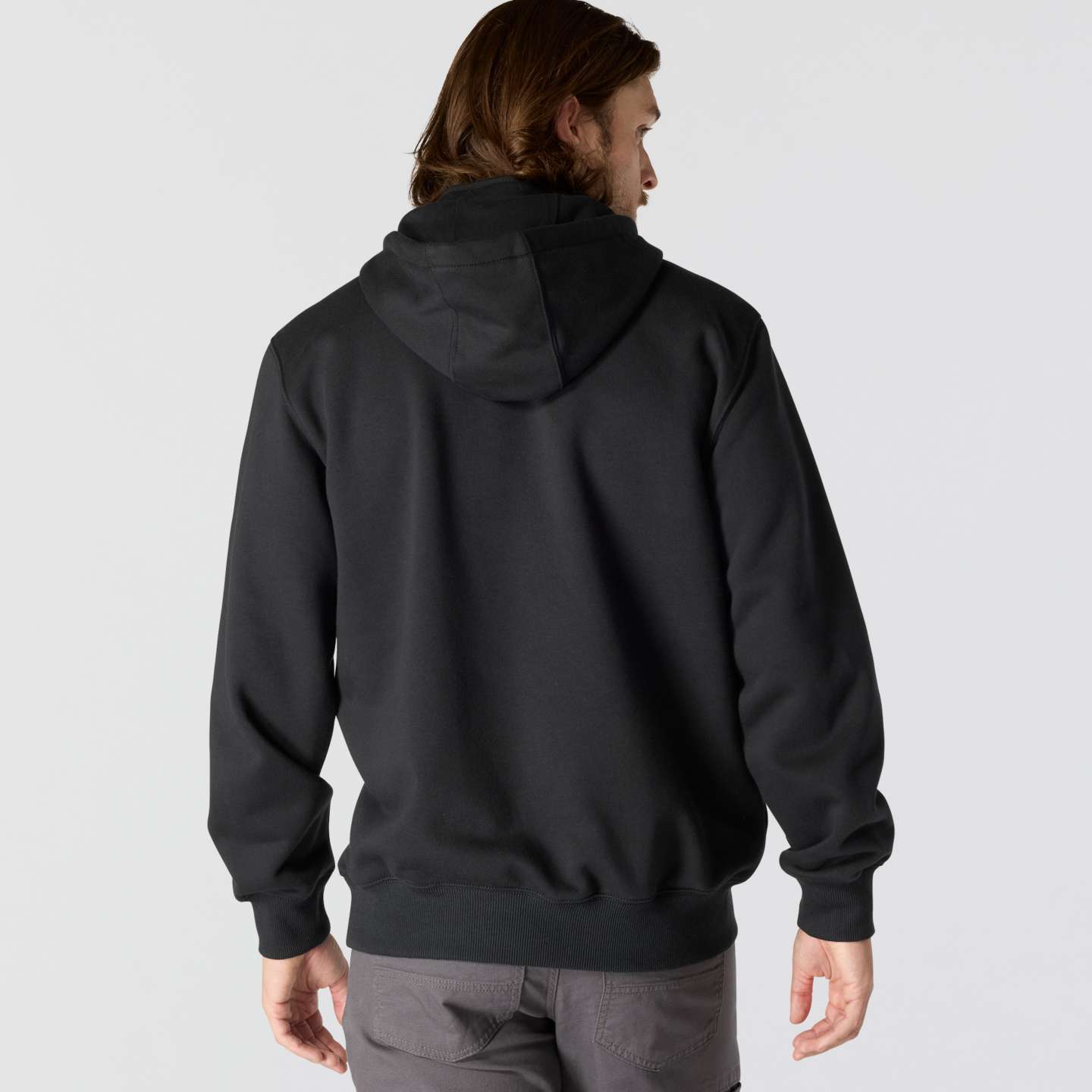 Мужская толстовка Carhartt Paxton 1/4-Zip, цвет: Чёрный — фото 5